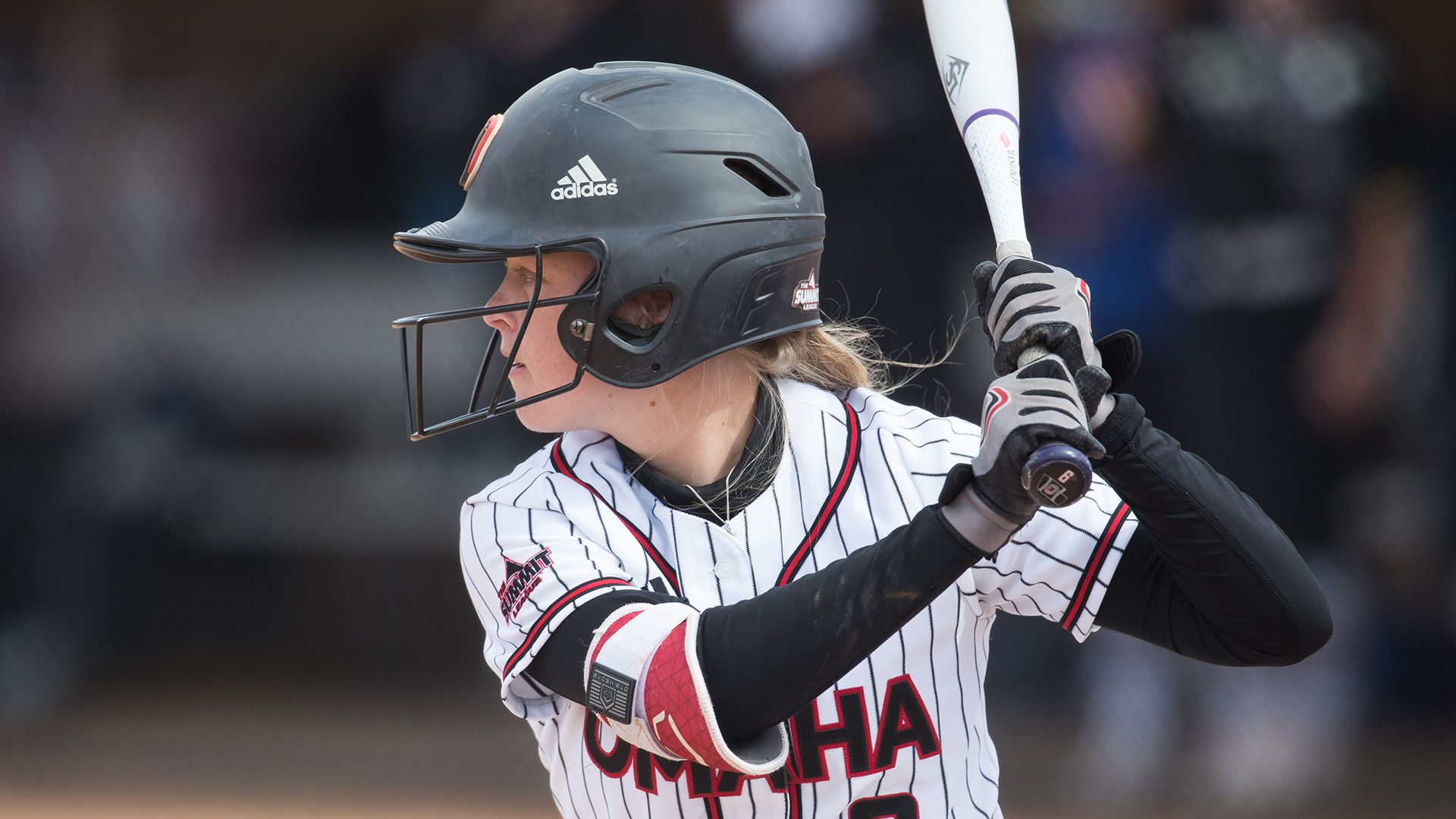 Giocatrice softball Omaha battuta, 1920x1080 Full HD 1080p, Desktop