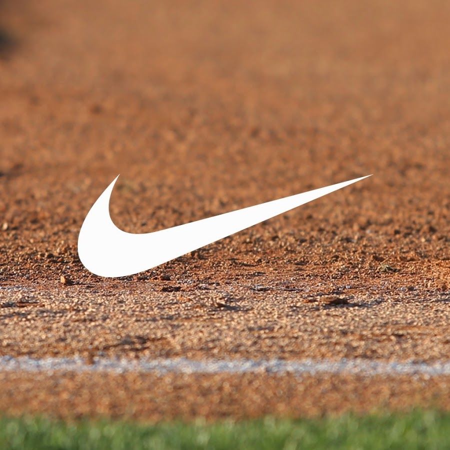 Logo Nike su terra battuta baseball, swoosh, 900x900 HD, PC