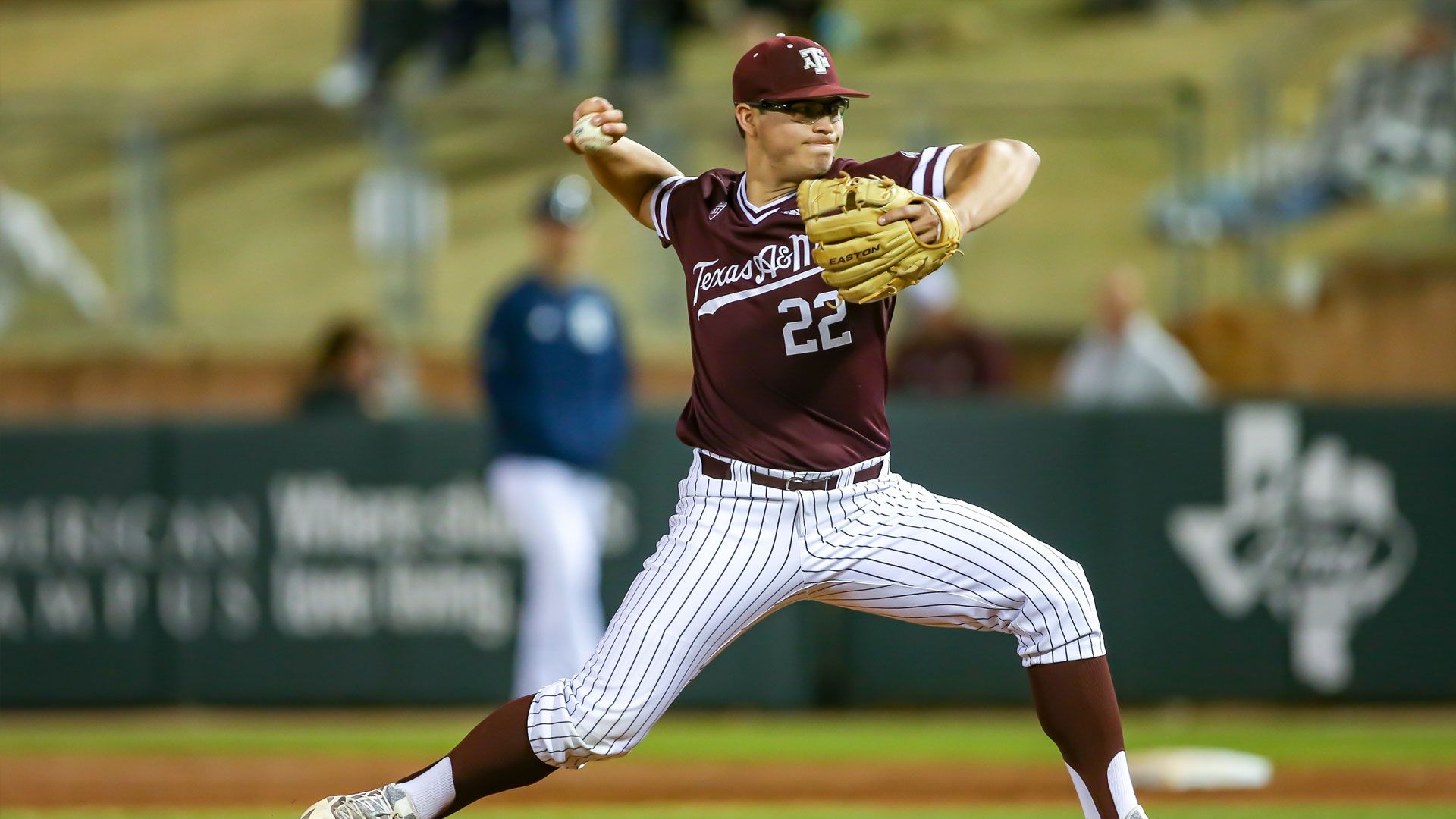 Giocatore baseball Texas A&M lancio, 1920x1080 1080p, Desktop