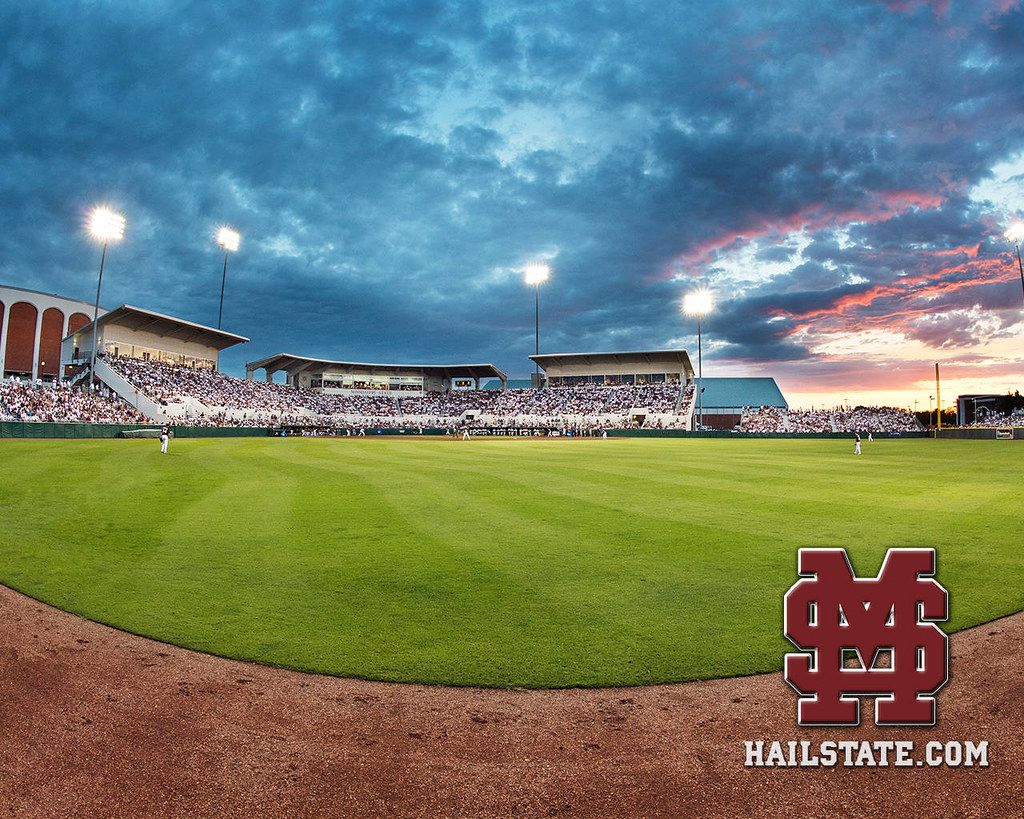 Stadio baseball Mississippi State tramonto, 1024x819 HD, Desktop