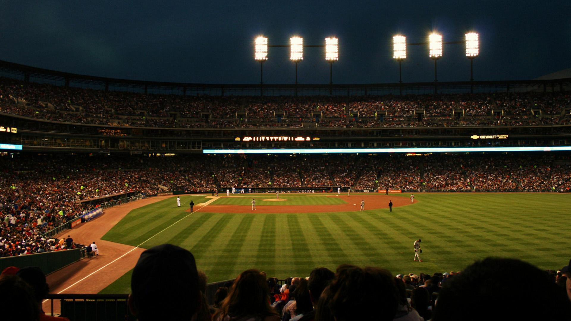 Stadio di baseball tramonto, 1920x1080 1080p, PC