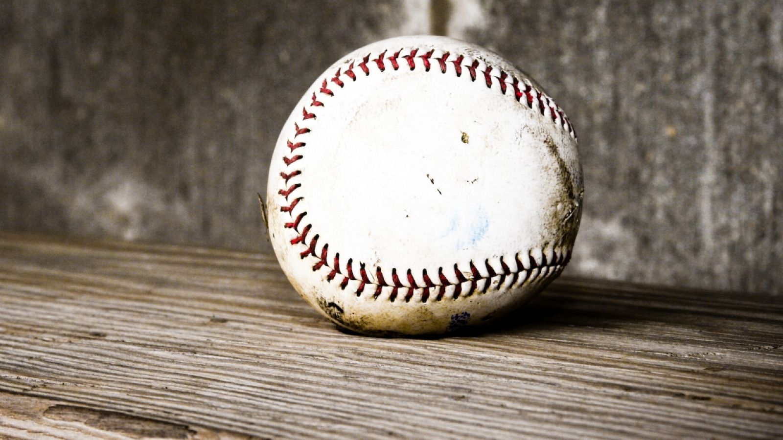 Palla da baseball su legno, 1600x900 900p, Laptop