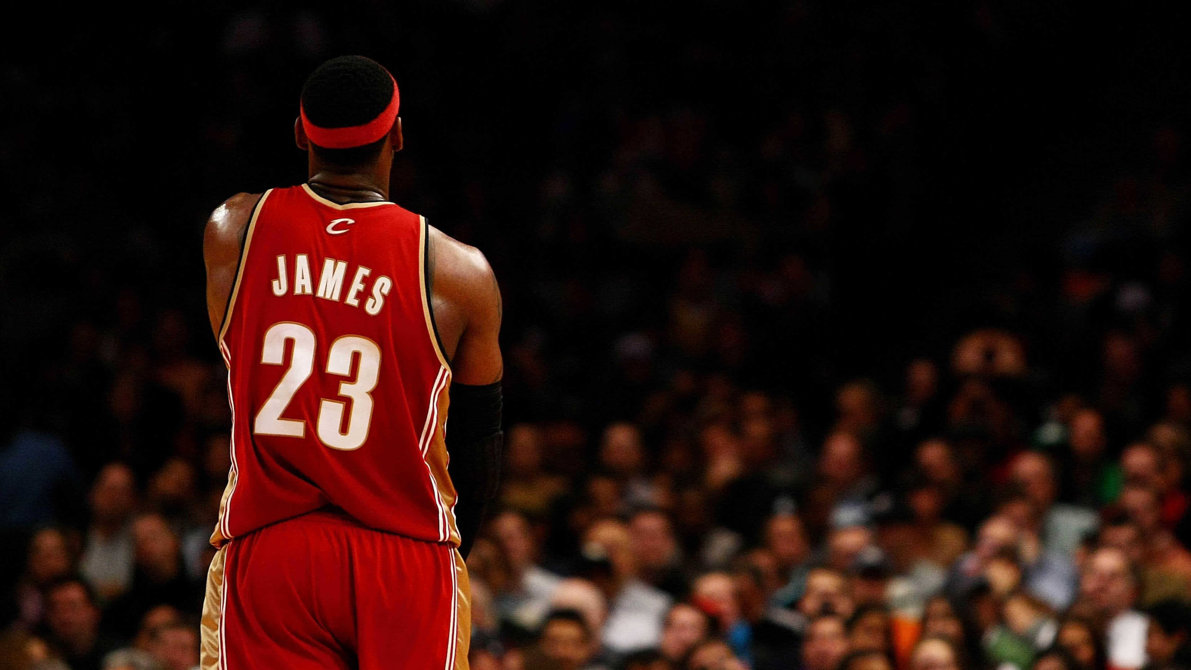 LeBron James maglia rossa, Los Angeles Lakers, 3840x2160 UHD, PC 4K