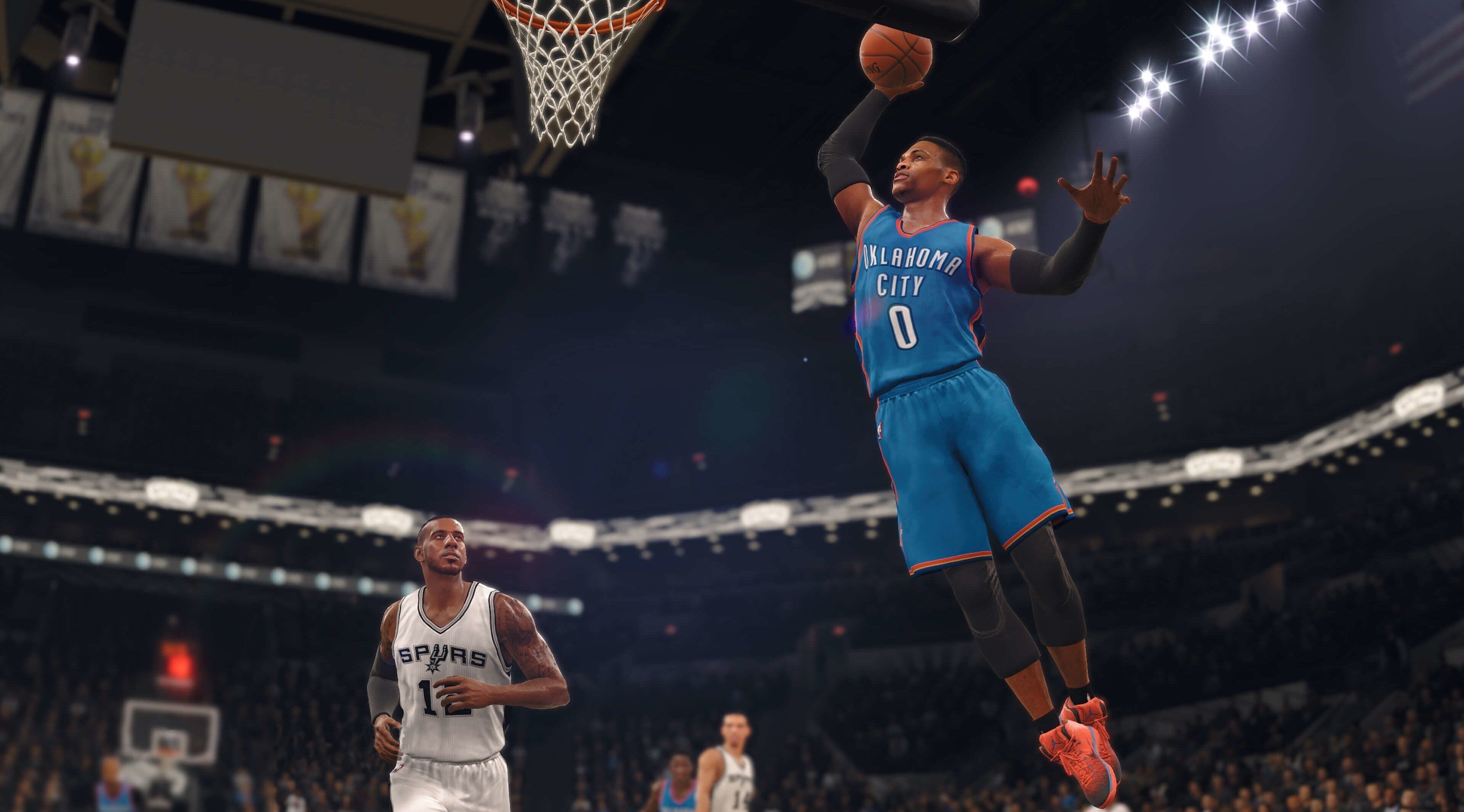 Giocatore basket schiaccia partita NBA, basket americano, 1920x1200 Full HD+, Laptop