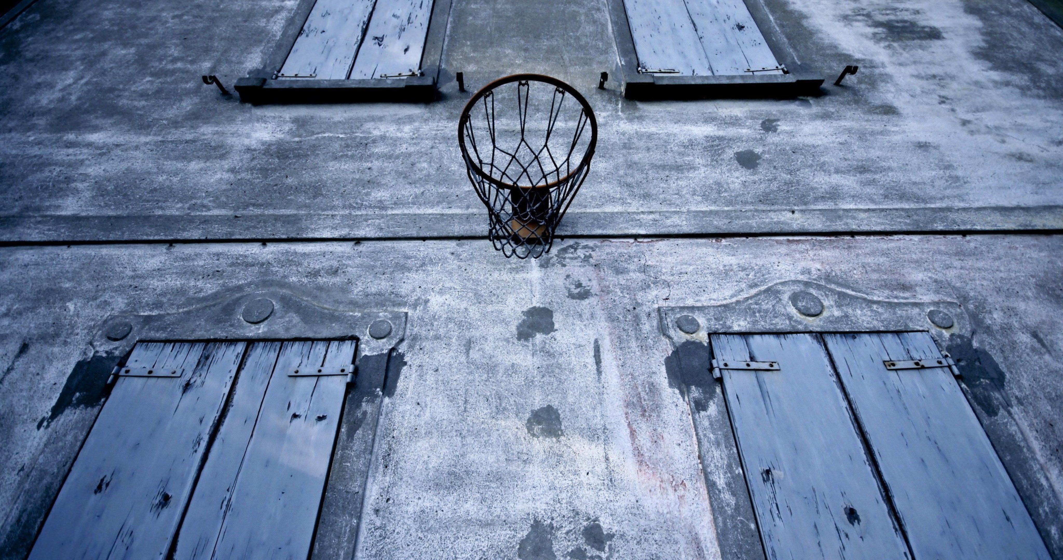 Canestro basket vista dall'alto, 4096x2160 UHD, PC 4K