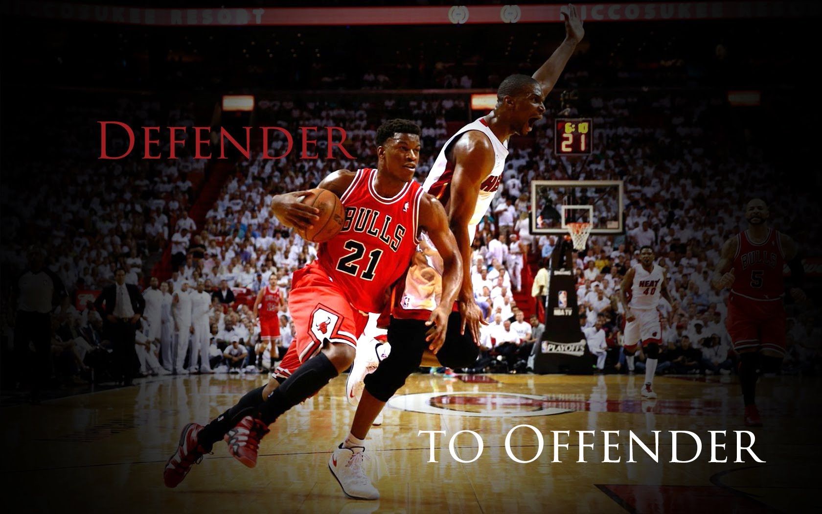 Jimmy Butler basket Bulls, 1680x1050 HD, Desktop