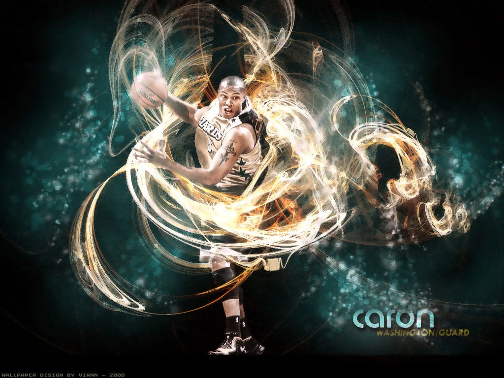 Caron Butler Wizards basket, 1024x768 HD, iMac
