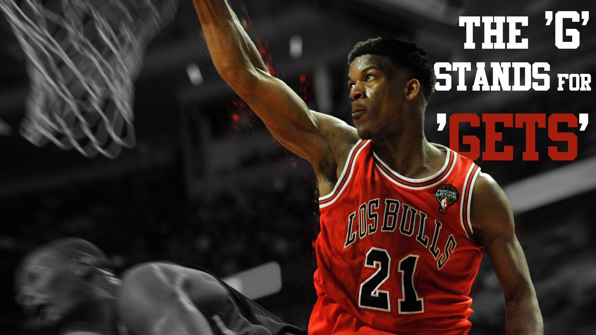 Jimmy Butler Chicago Bulls basket, 1920x1080 Full HD, PC Desktop