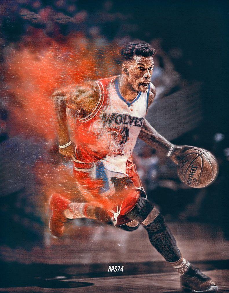 Giocatore basket Wolves con pallone, 791x1010 Full HD Verticale, iPhone