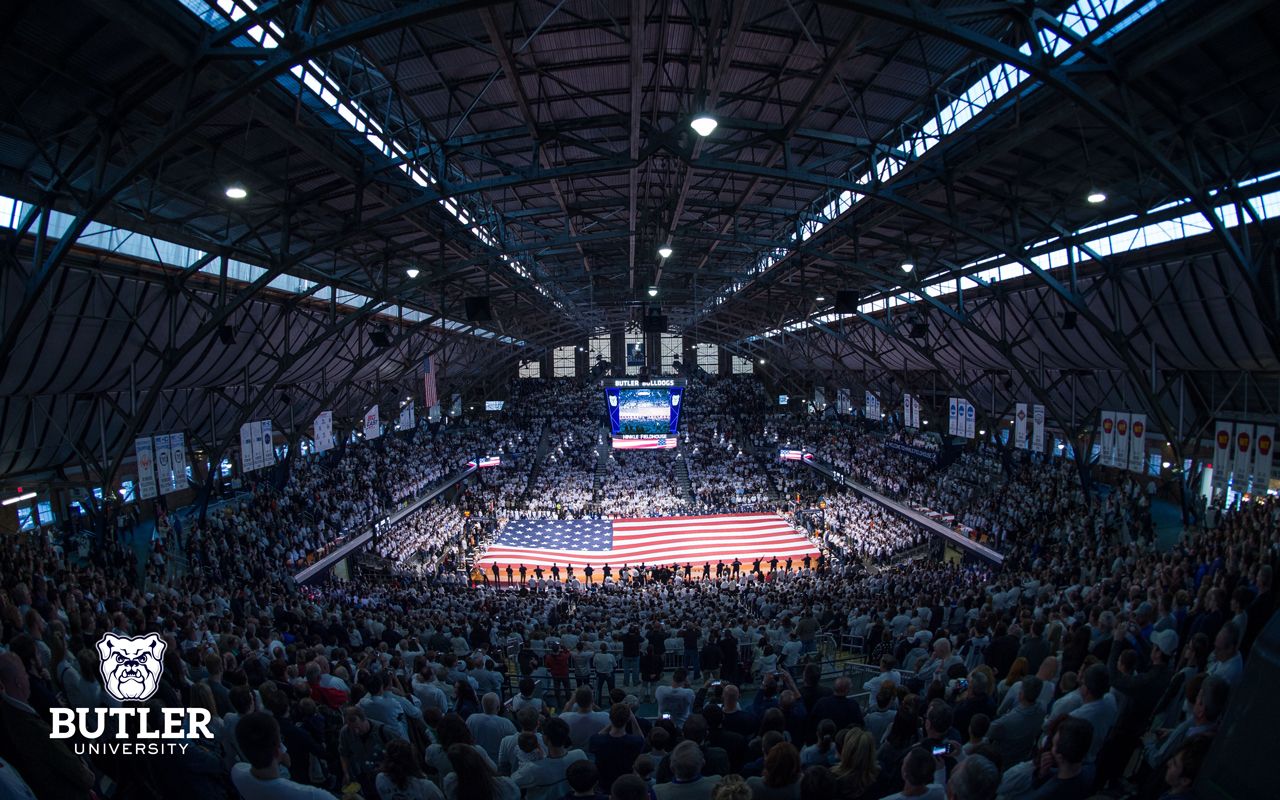 Arena basket Butler University piena, 1280x800 HD, HP Laptop