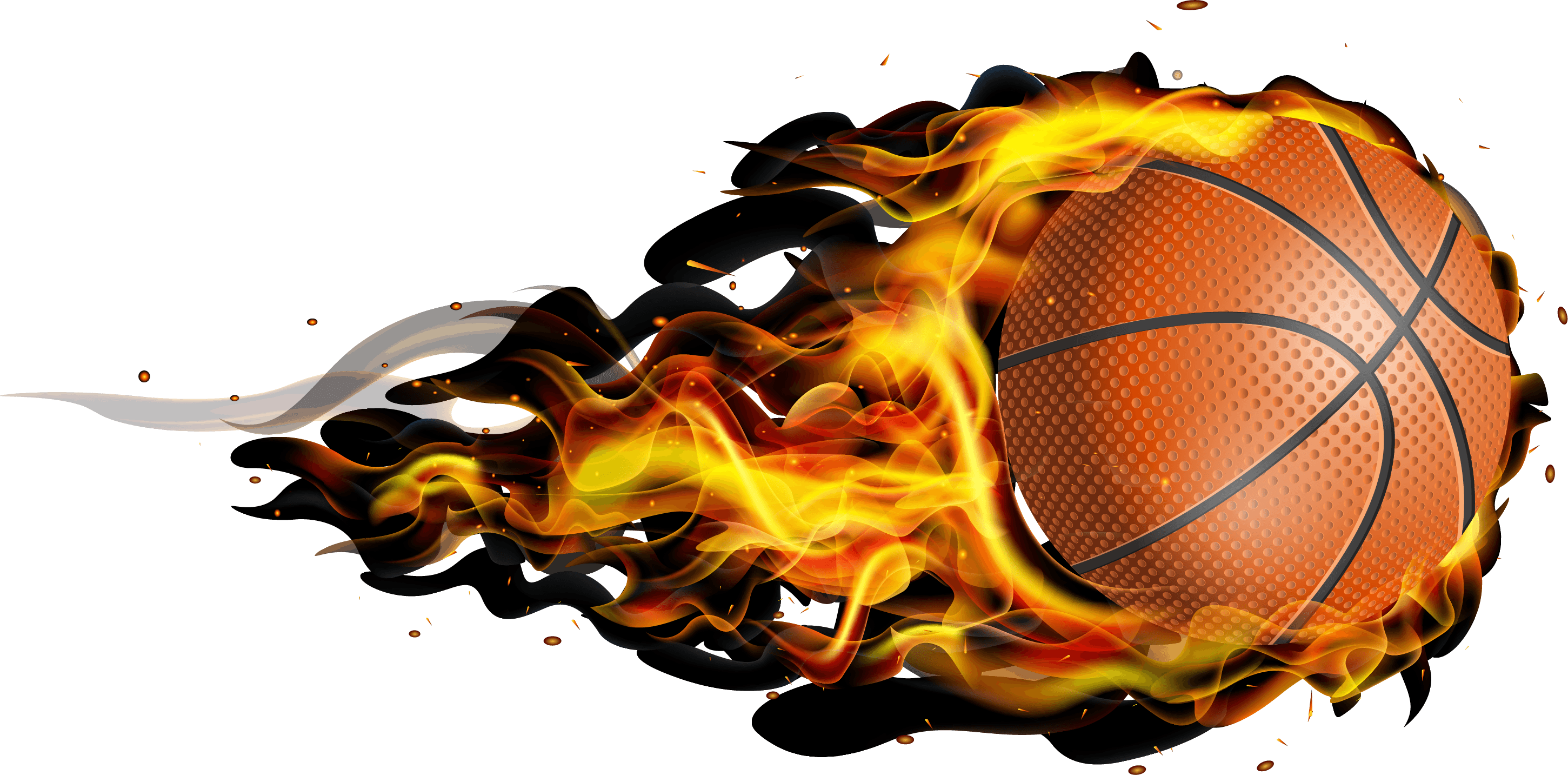 Giocatore basket Miami tra fiamme, 1332x850 720p, PC