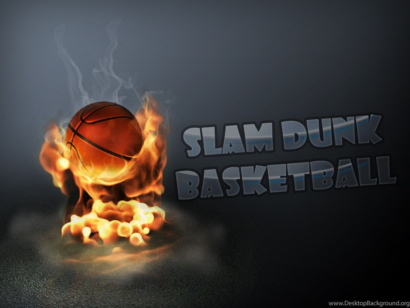 Pallone da basket in fiamme, 1024x768 HD, PC