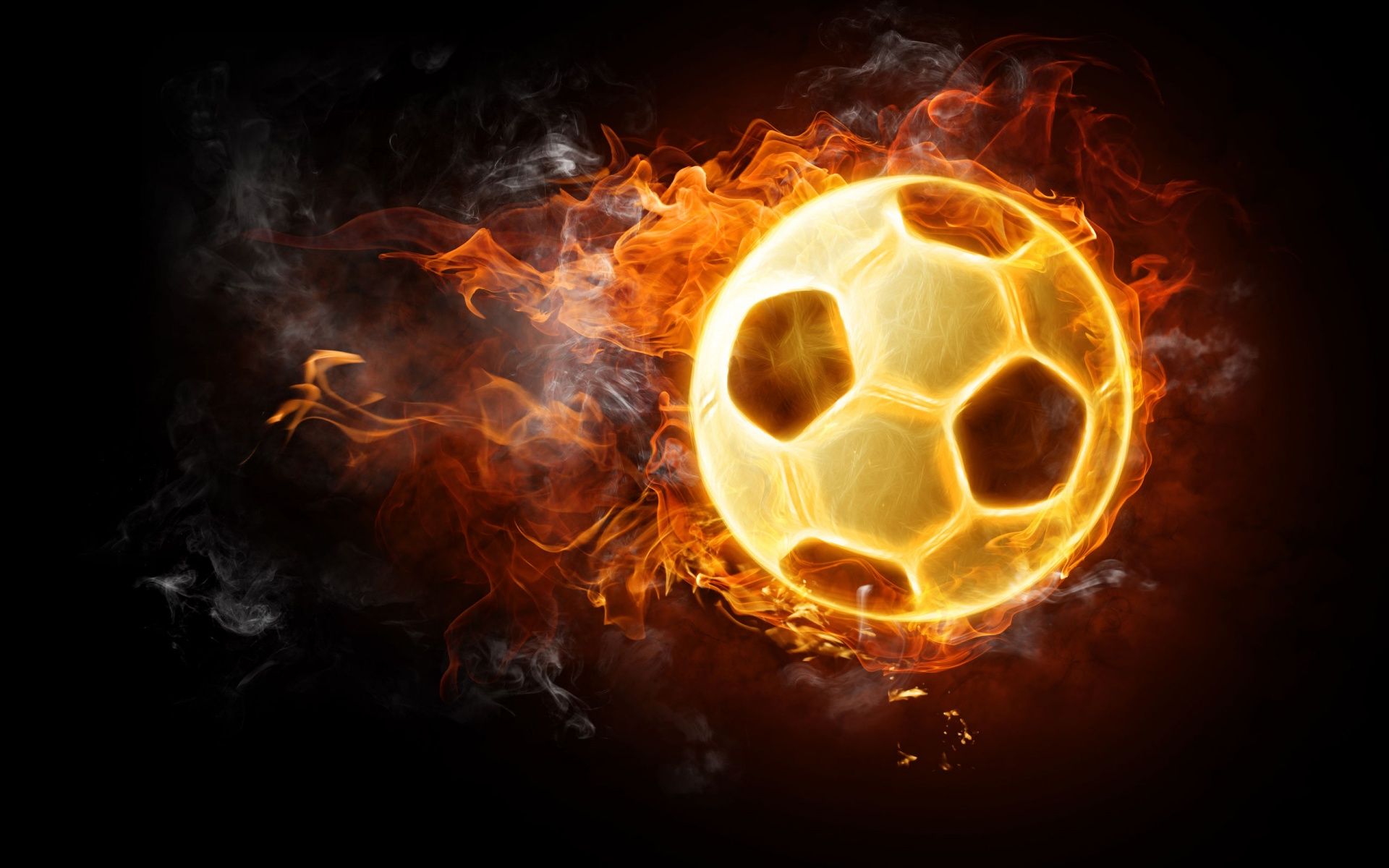 Silhouette persona fronte fiamme, 1920x1080 Full HD, Laptop
