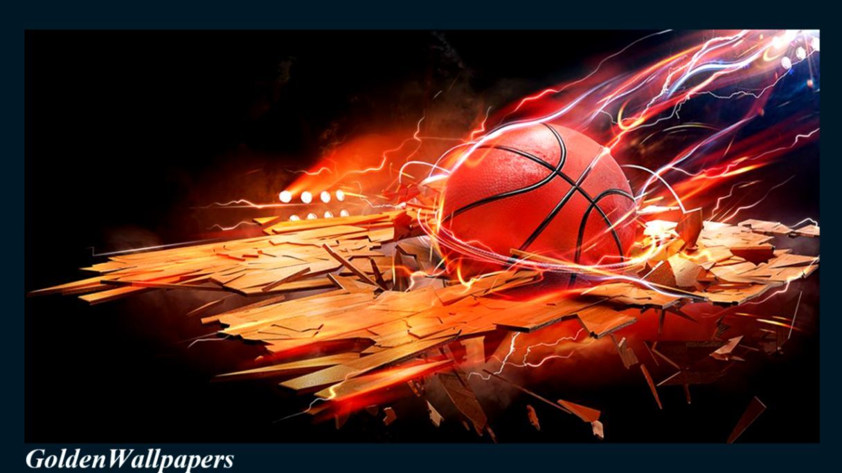 Pallone da basket fiamme energia, 1216x684 HD, Laptop