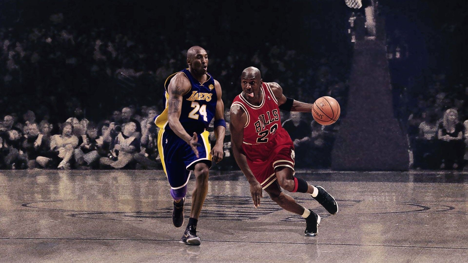 Giocatori basket Bulls Lakers, Los Angeles Lakers, 1920x1080 1080p, PC Desktop
