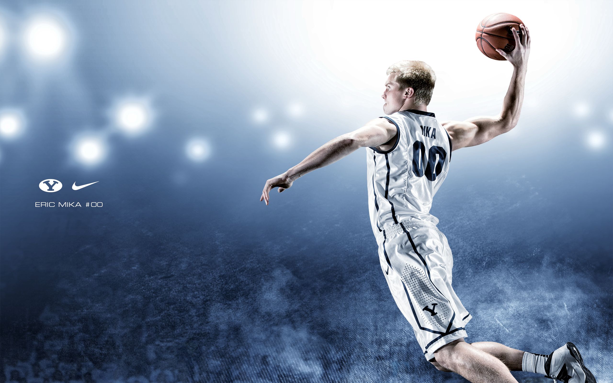 Giocatore basket schiacciata Nike, abbigliamento sportivo, 2560x1600 WQXGA, Desktop