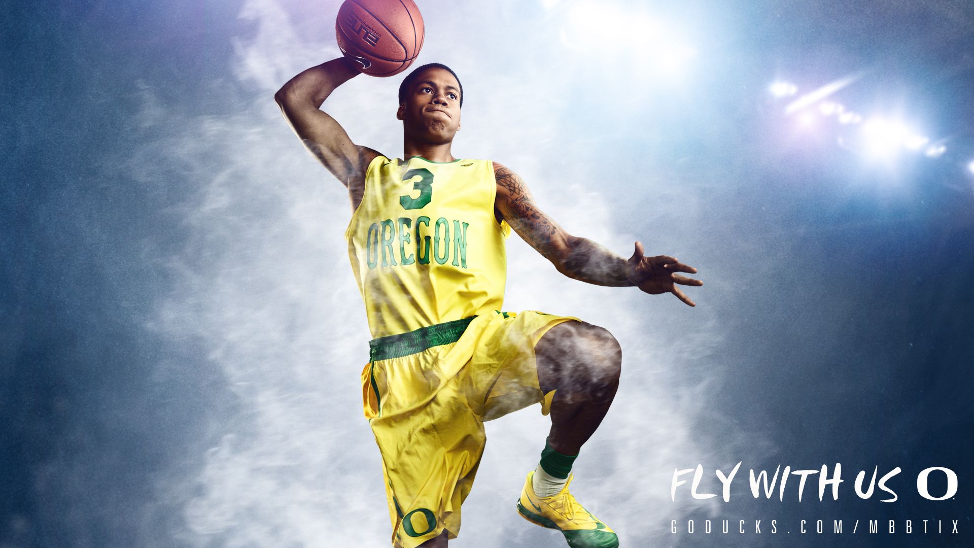 Giocatore basket Oregon Ducks, football americano, 1920x1080 Full HD, Laptop