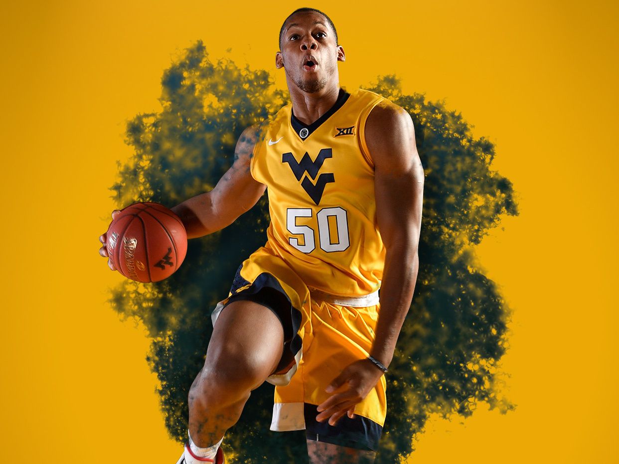 Giocatore basket WVU maglia 50, 1242x931 HD, Laptop