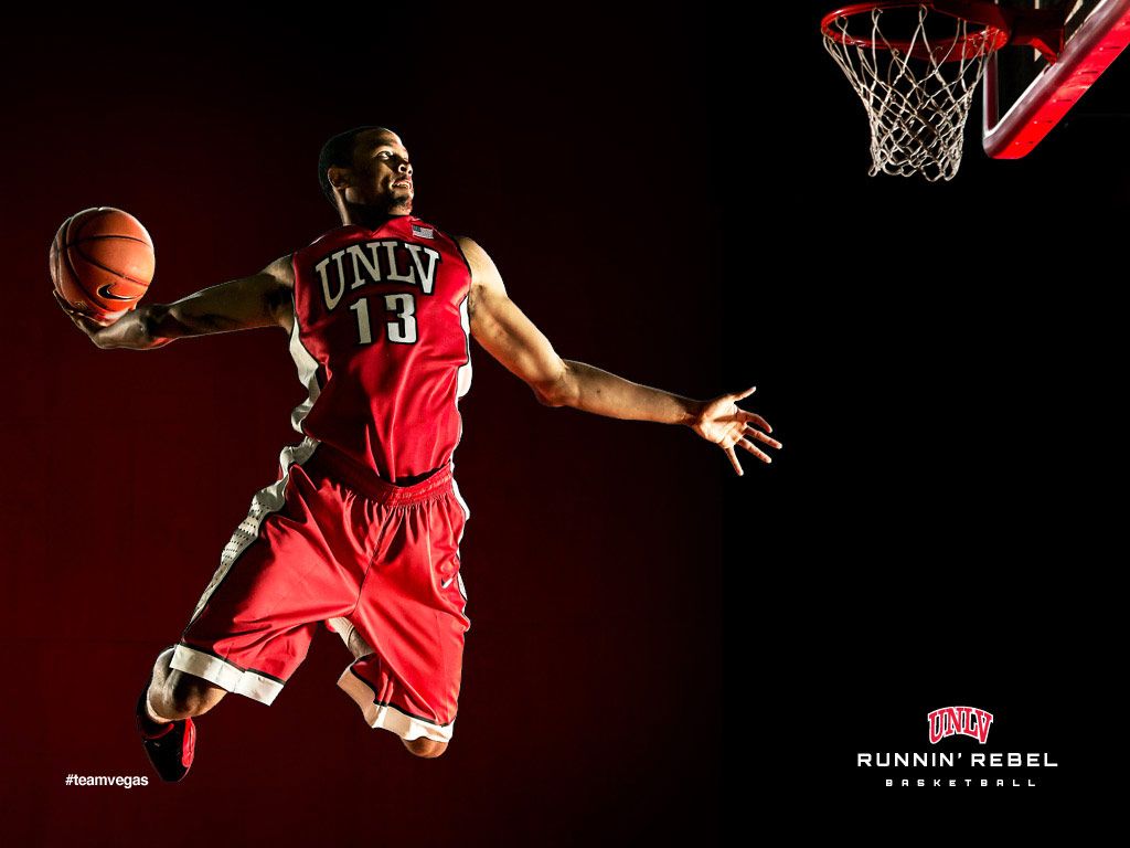 Giocatore basket UNLV Runnin' Rebels, 1024x768 HD, Desktop