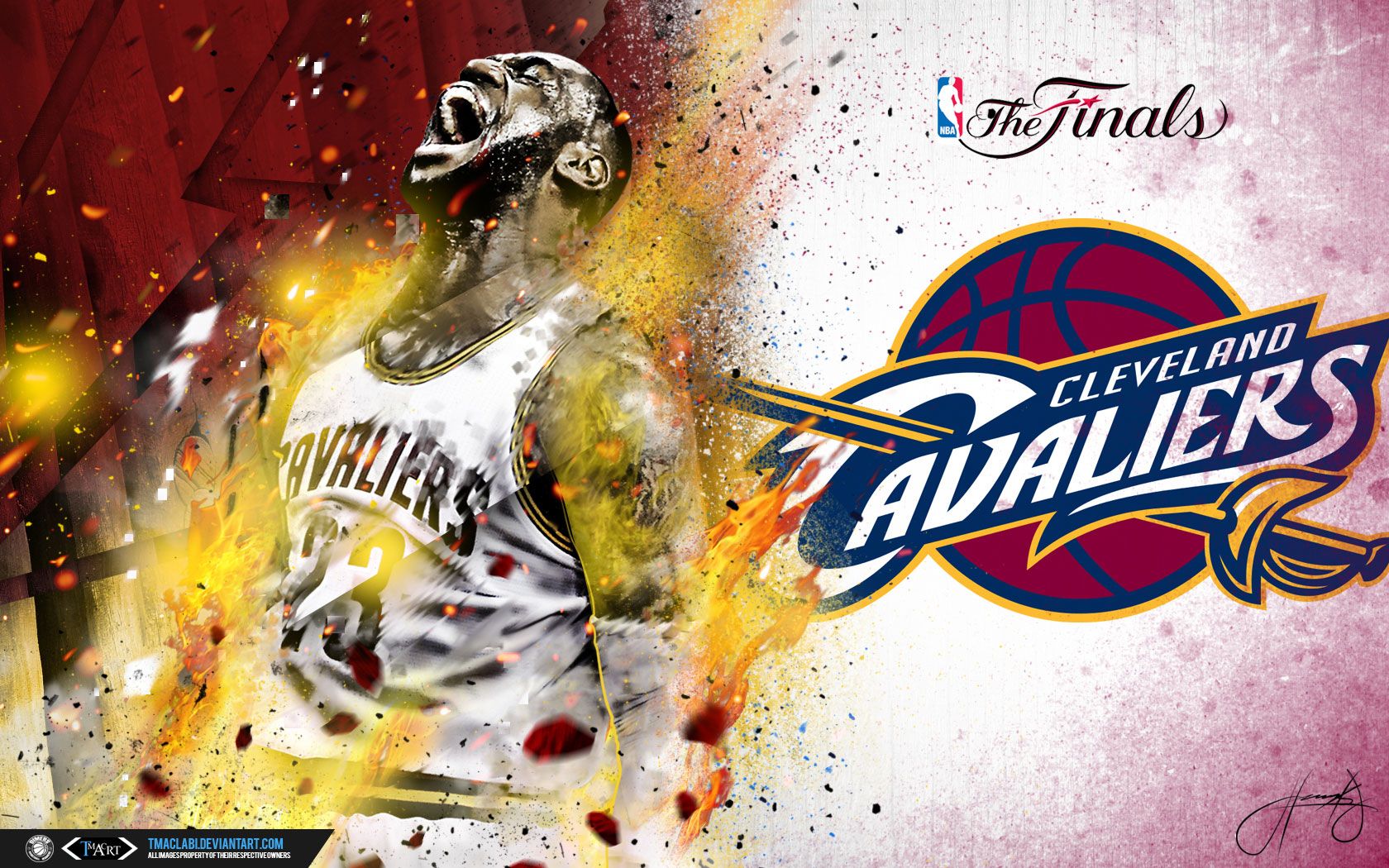 Cleveland Cavaliers NBA Finals, 1680x1050 900p, HP Laptop