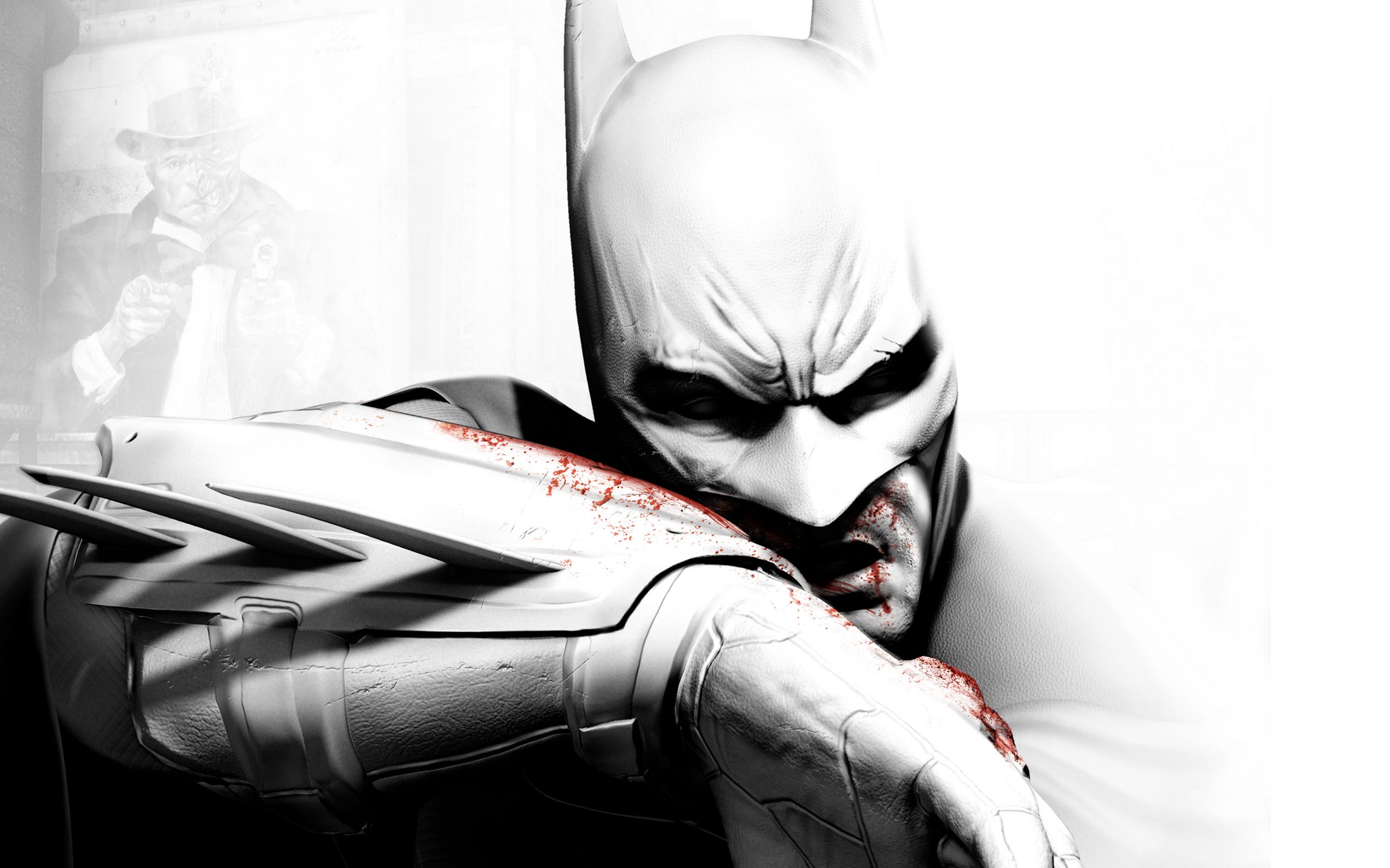 Batman Arkham City primo piano, DC Comics, 2560x1600 WQXGA, Desktop