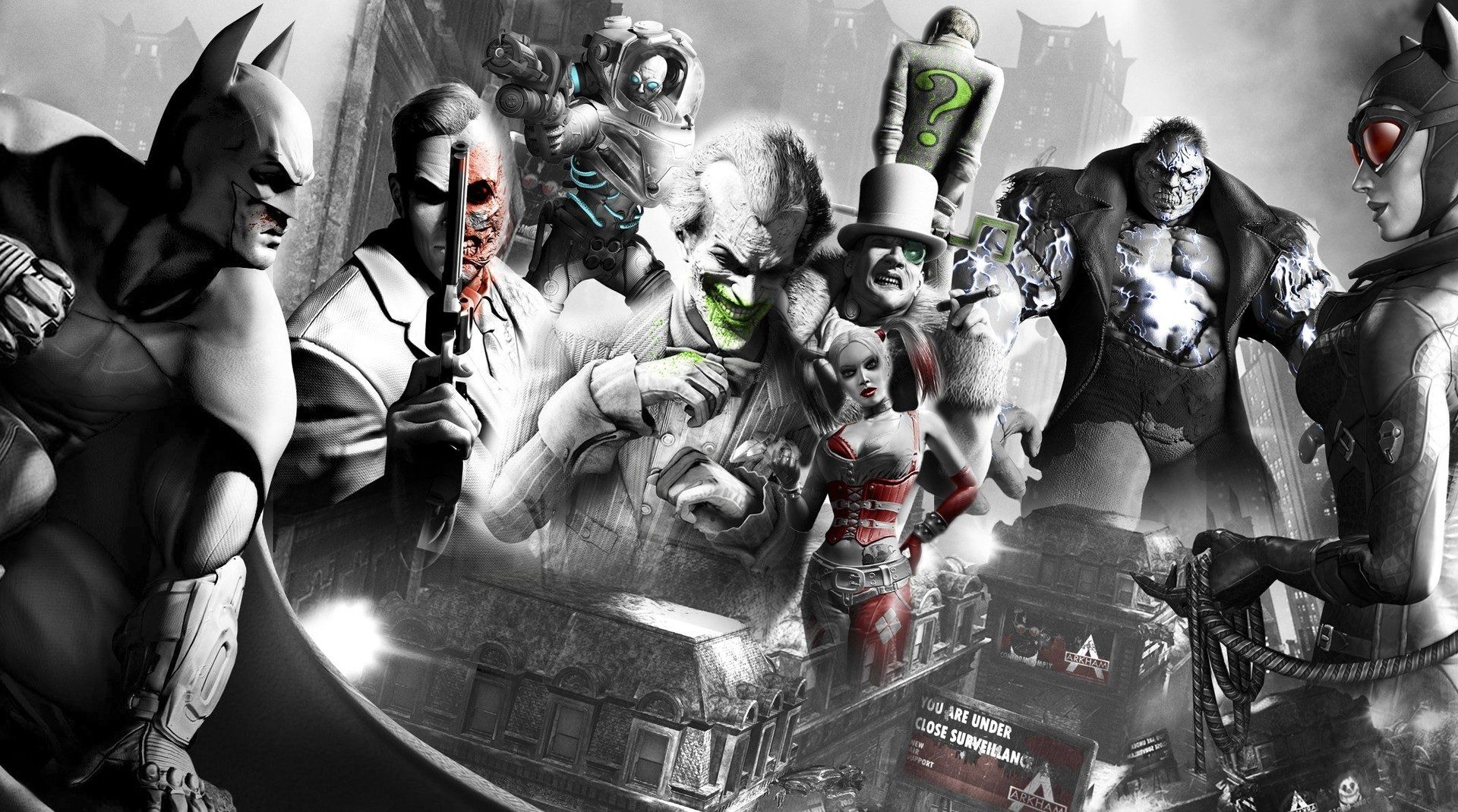 Batman Arkham City personaggi, 1920x1070 1080p, iMac