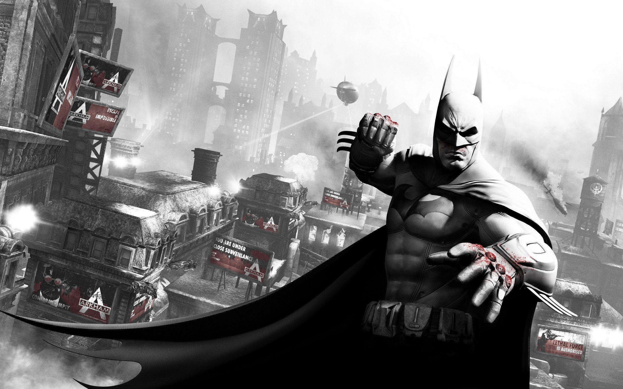 Batman Arkham City città, 2560x1600 2K, Desktop