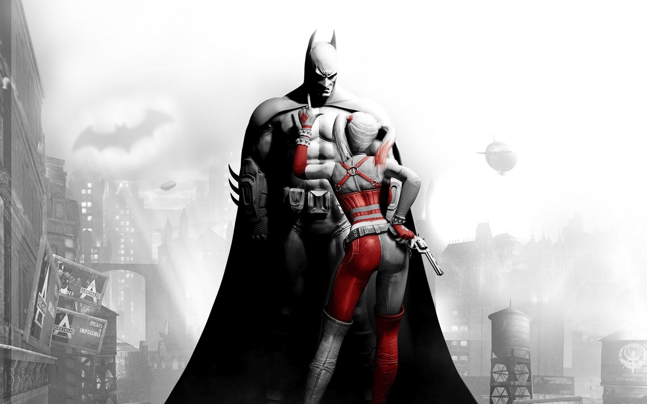 Batman e Harley Quinn Arkham, DC Comics, 2560x1600 2K+, PC