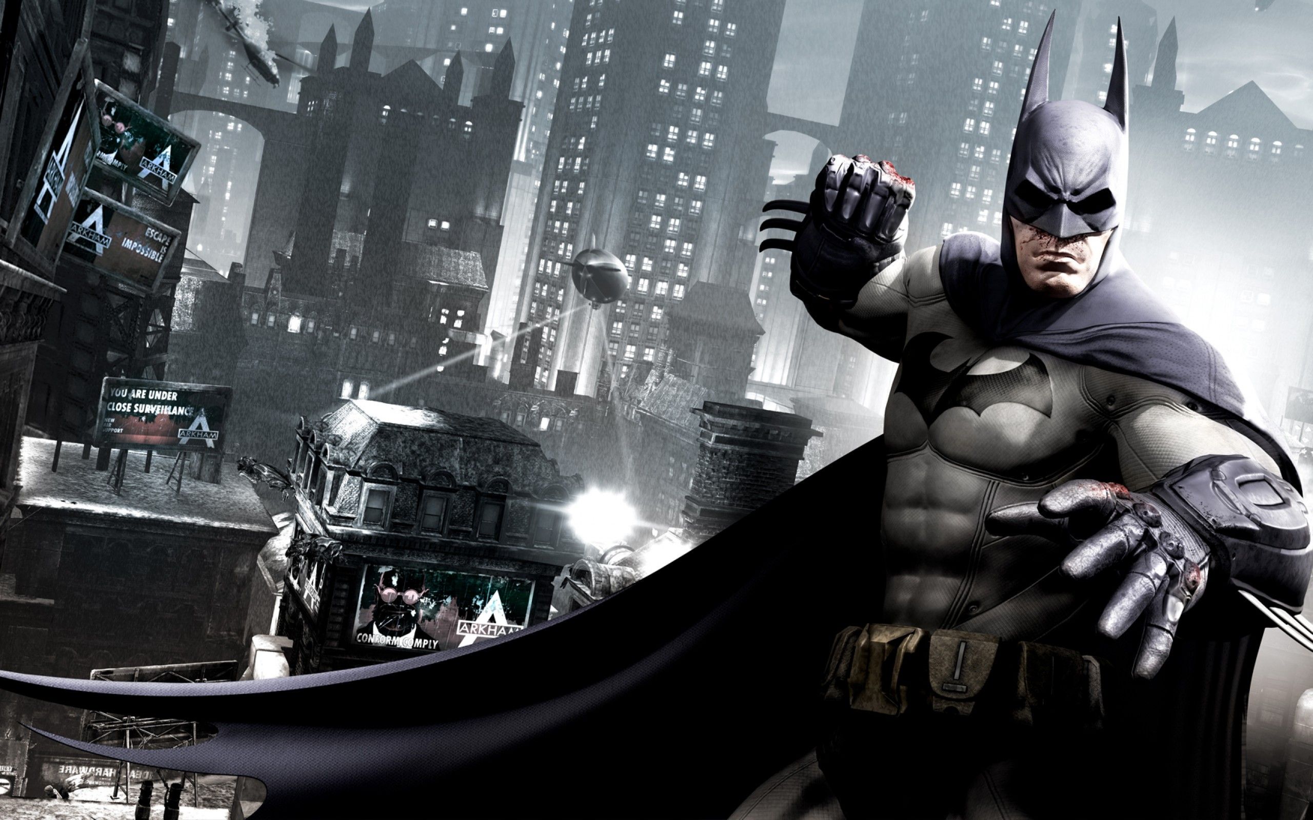 Batman Arkham City, 2560x1600 WQXGA, MacBook Pro