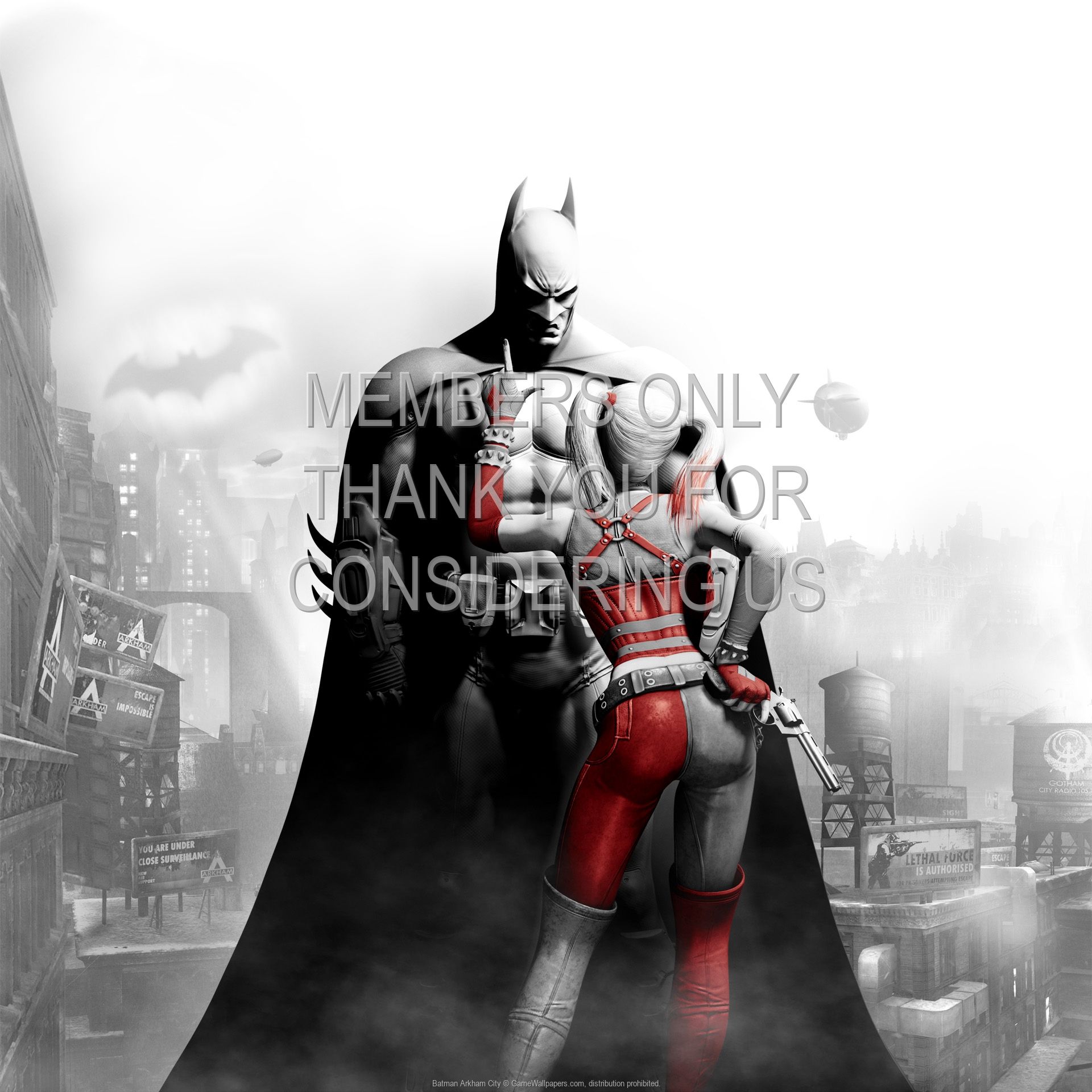 Batman e Harley Quinn Arkham City, 1920x1920 Full HD+ WUXGA, Desktop