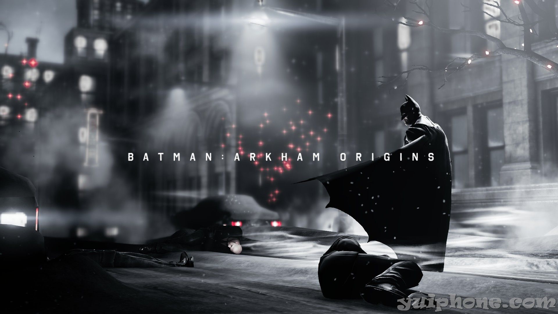 Batman Arkham Origins scena notturna, action-adventure, 1920x1080 Full HD, PC