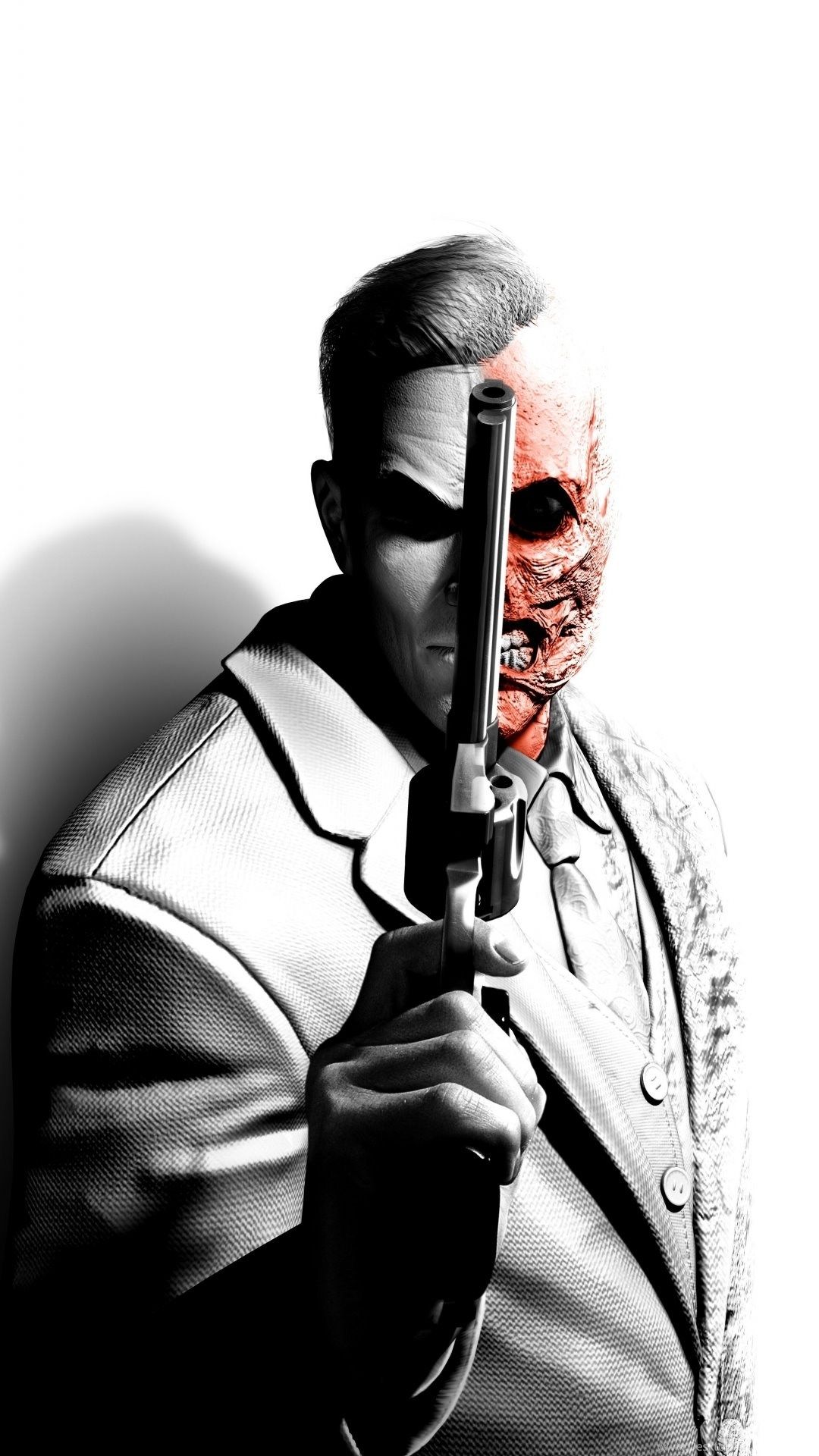 Two-Face Batman Arkham City, 1080x1920 Verticale, Telefono
