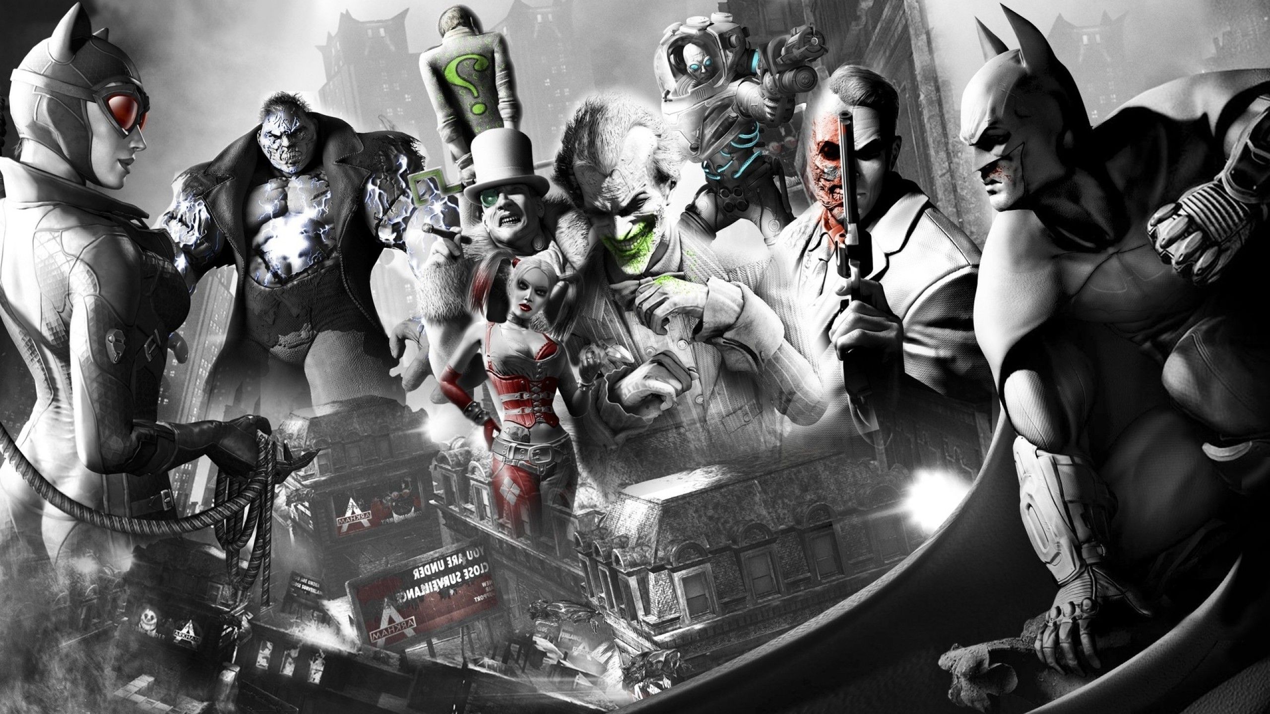 Batman Arkham City personaggi, 2560x1440 1440p, Desktop