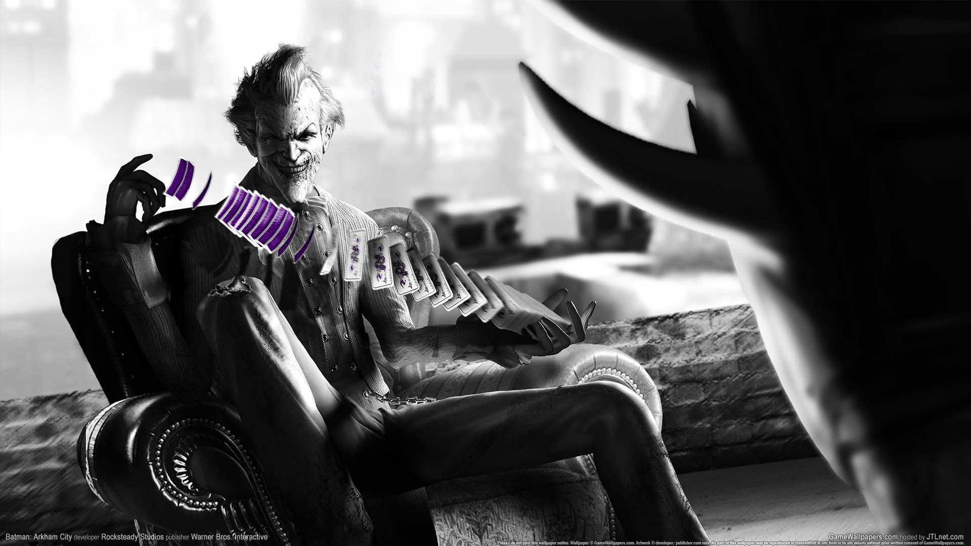 Joker seduto Arkham City, 1920x1080 1080p, PC
