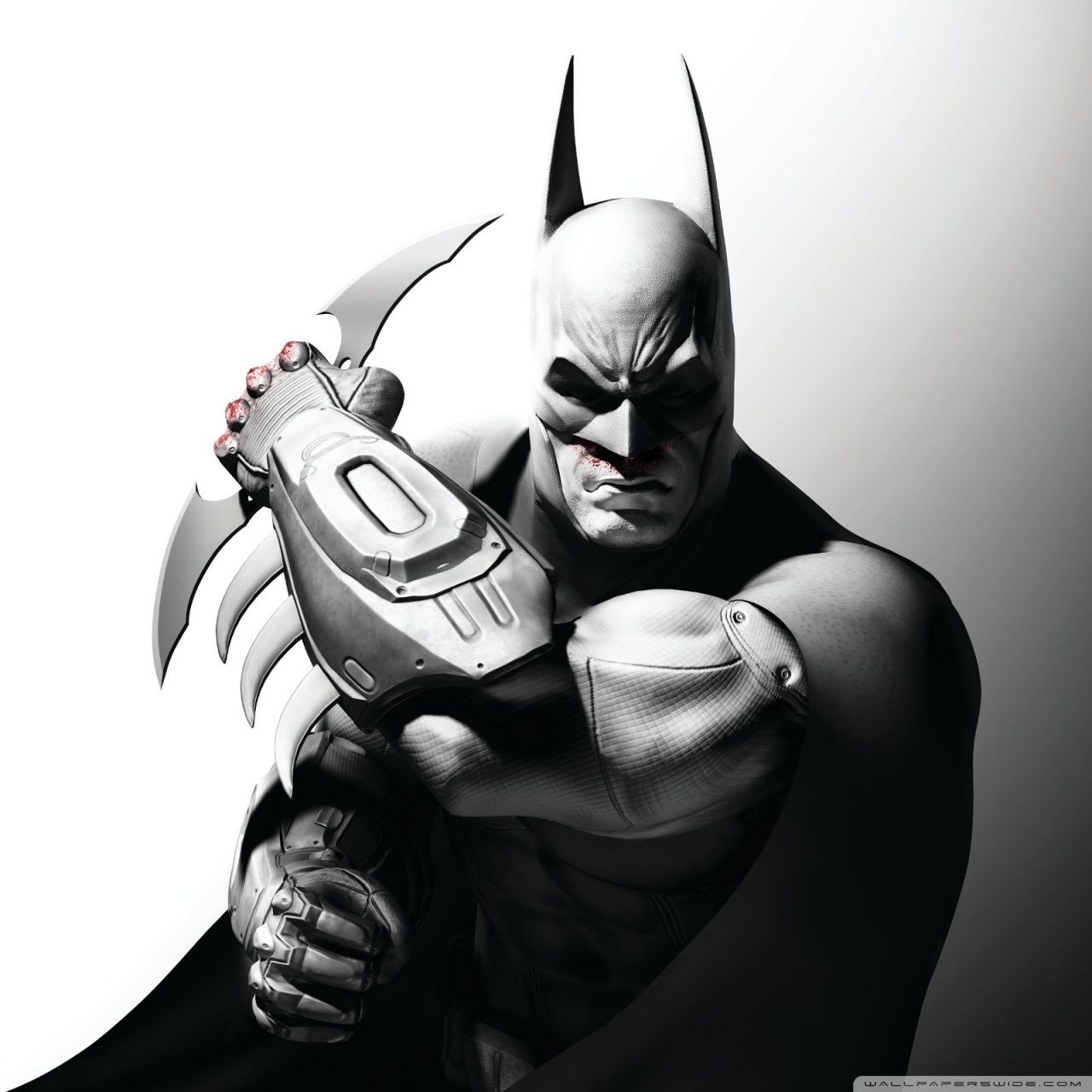 Batman Arkham City batarang, 1280x1280 HD, ROG Asus Laptop