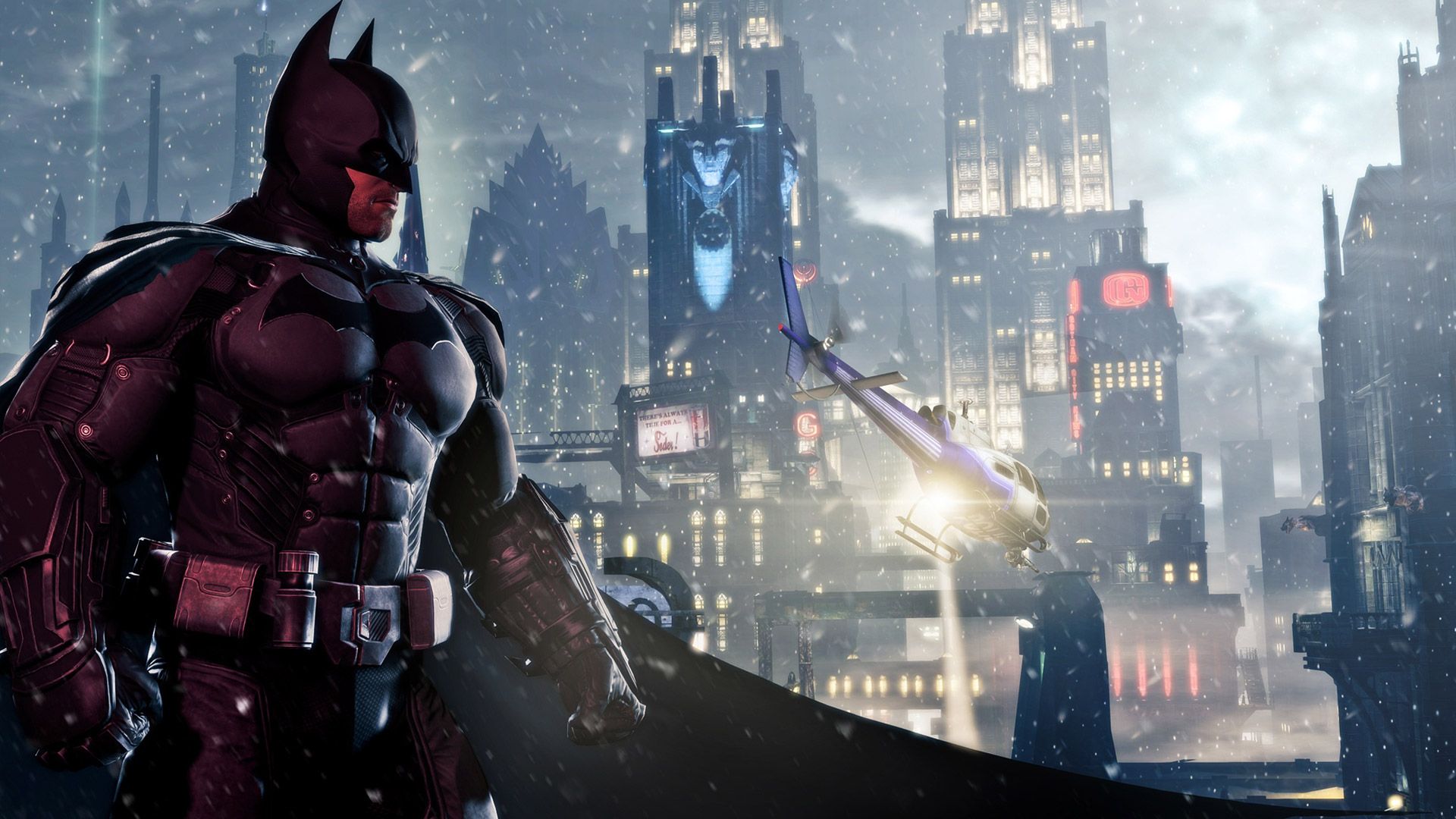 Batman Arkham Origins città notturna, 1920x1080 1080p, PC