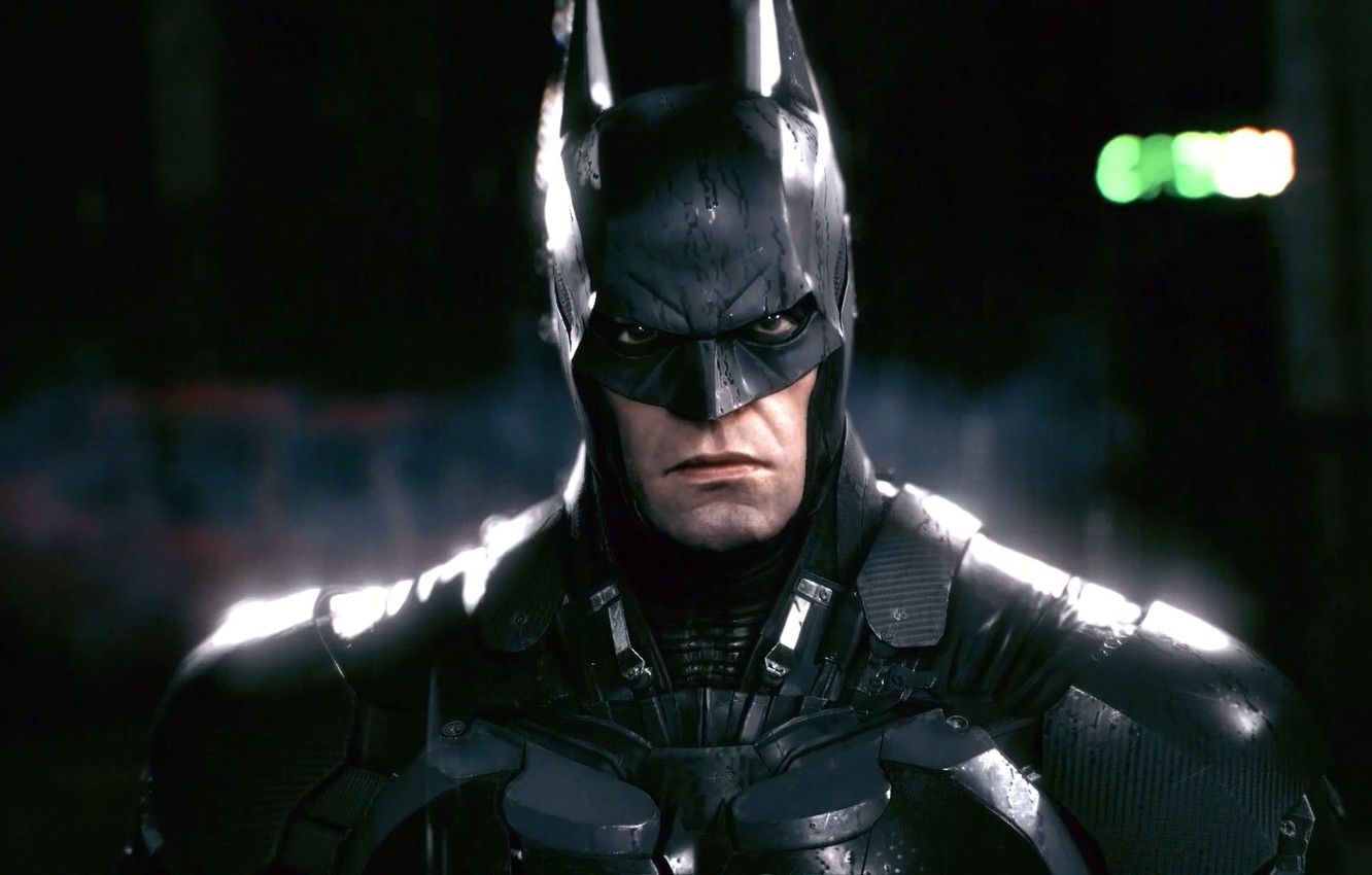 Batman Arkham Knight primo piano, videogioco d'azione, 1332x850 HD, Desktop