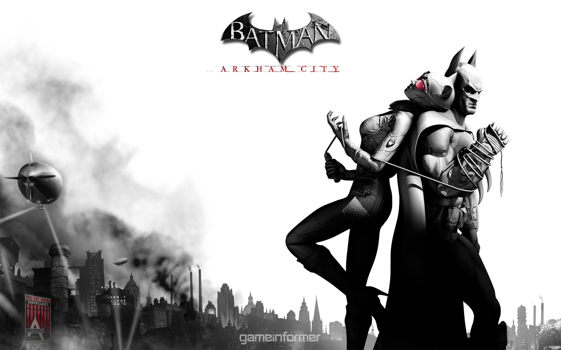 Batman e Catwoman, Arkham City, 1920x1200 WUXGA, Laptop