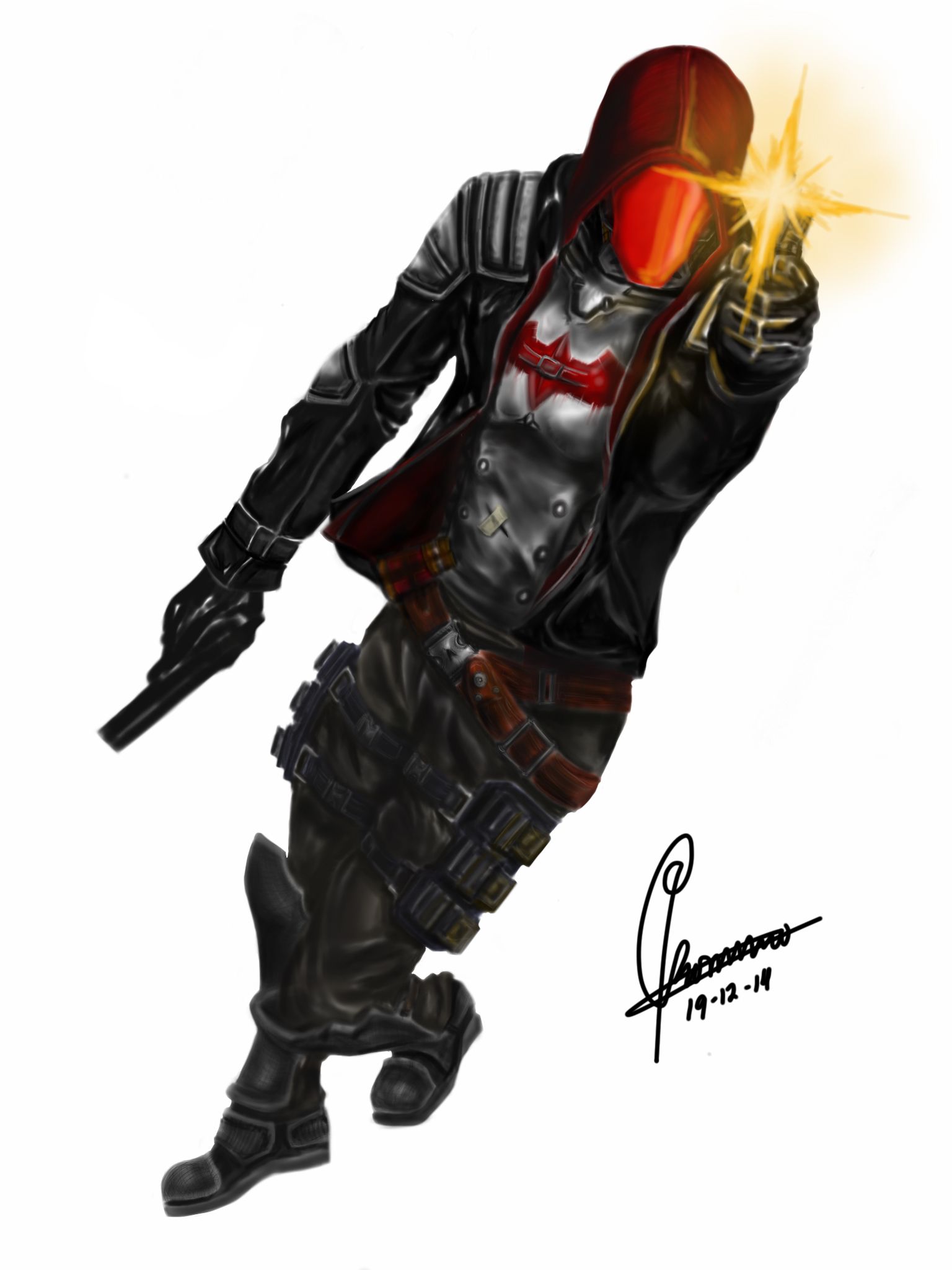 Red Hood Batman Arkham Knight, 1536x2048 Verticale, OnePlus