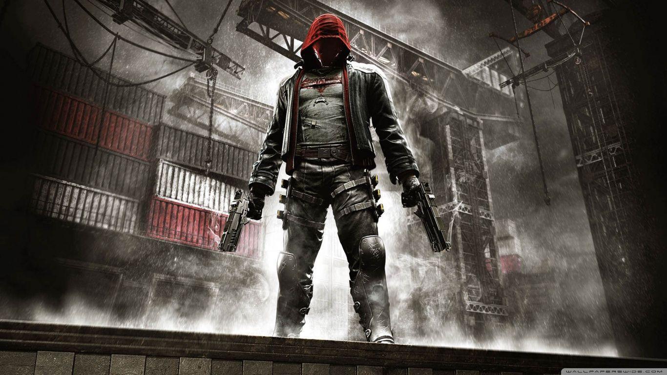 Red Hood Batman Arkham Knight, 1366x768 HD, PC Desktop