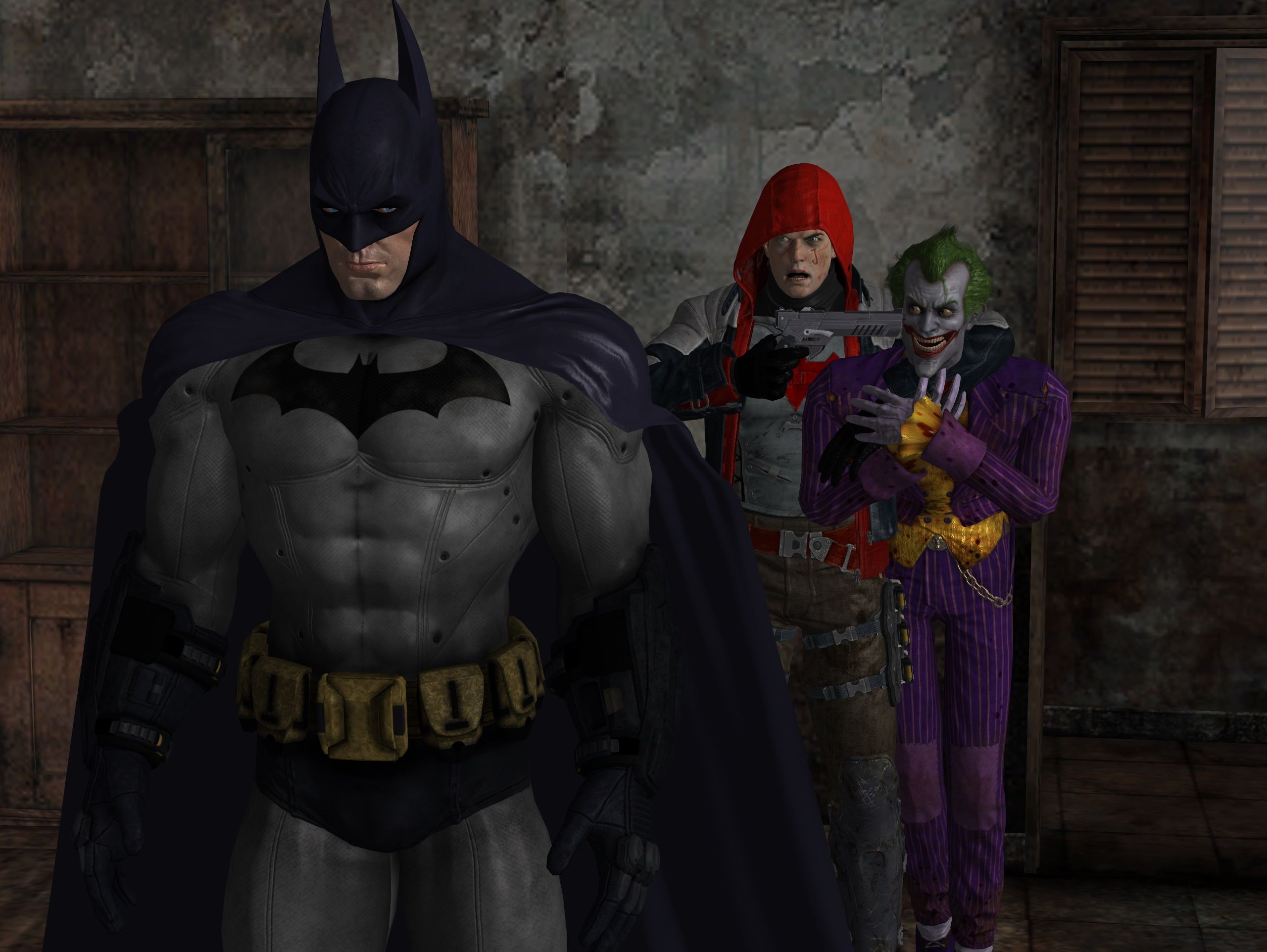 Batman, Red Hood e Joker, 2560x1924 2K+, Monitor Gaming