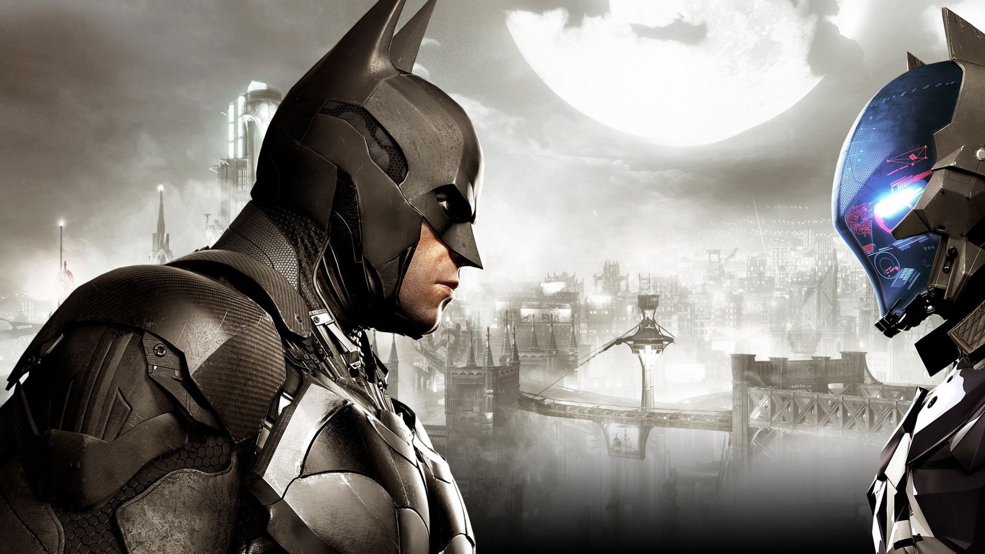 Batman Arkham Knight, città notturna, 1920x1080 1080p, Desktop