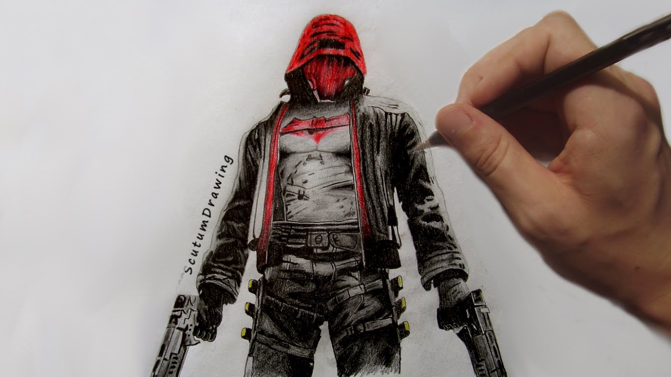 Disegno Red Hood a matita, 1366x768 720p, Laptop