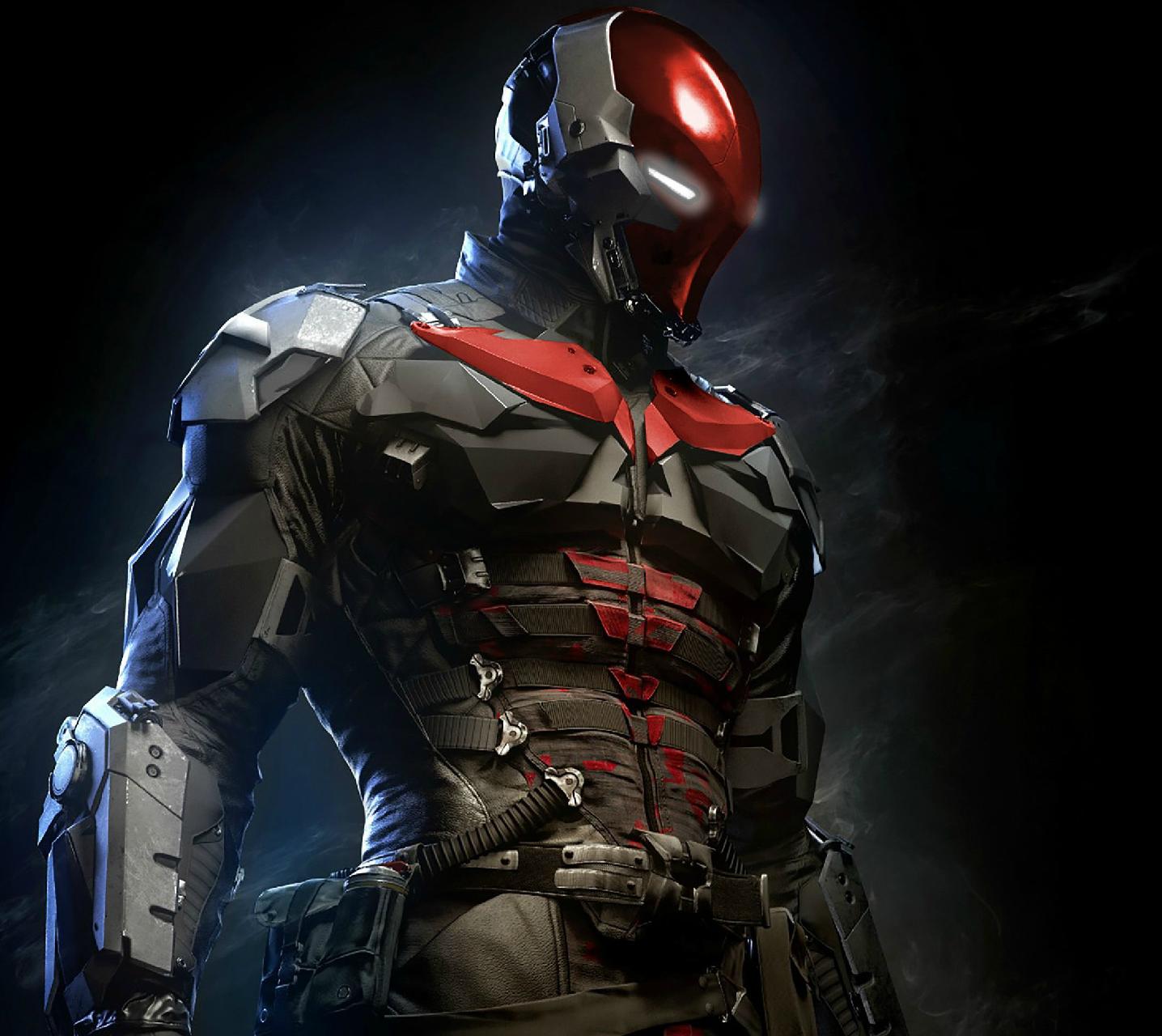 Red Hood casco rosso armatura, DC Comics, 1436x1280 720p, PC