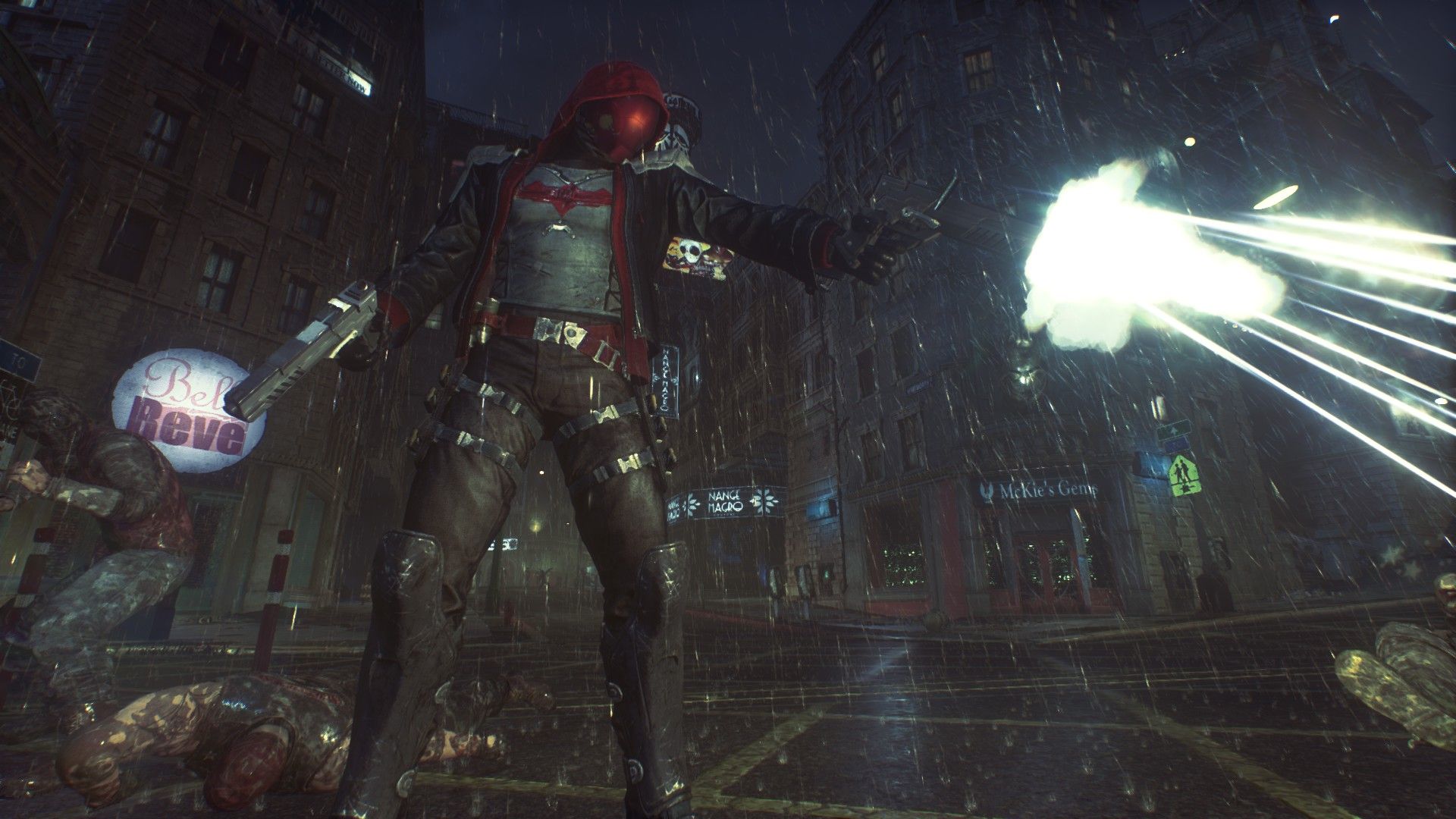 Red Hood spara arma notturna, 1920x1080 1080p, Laptop