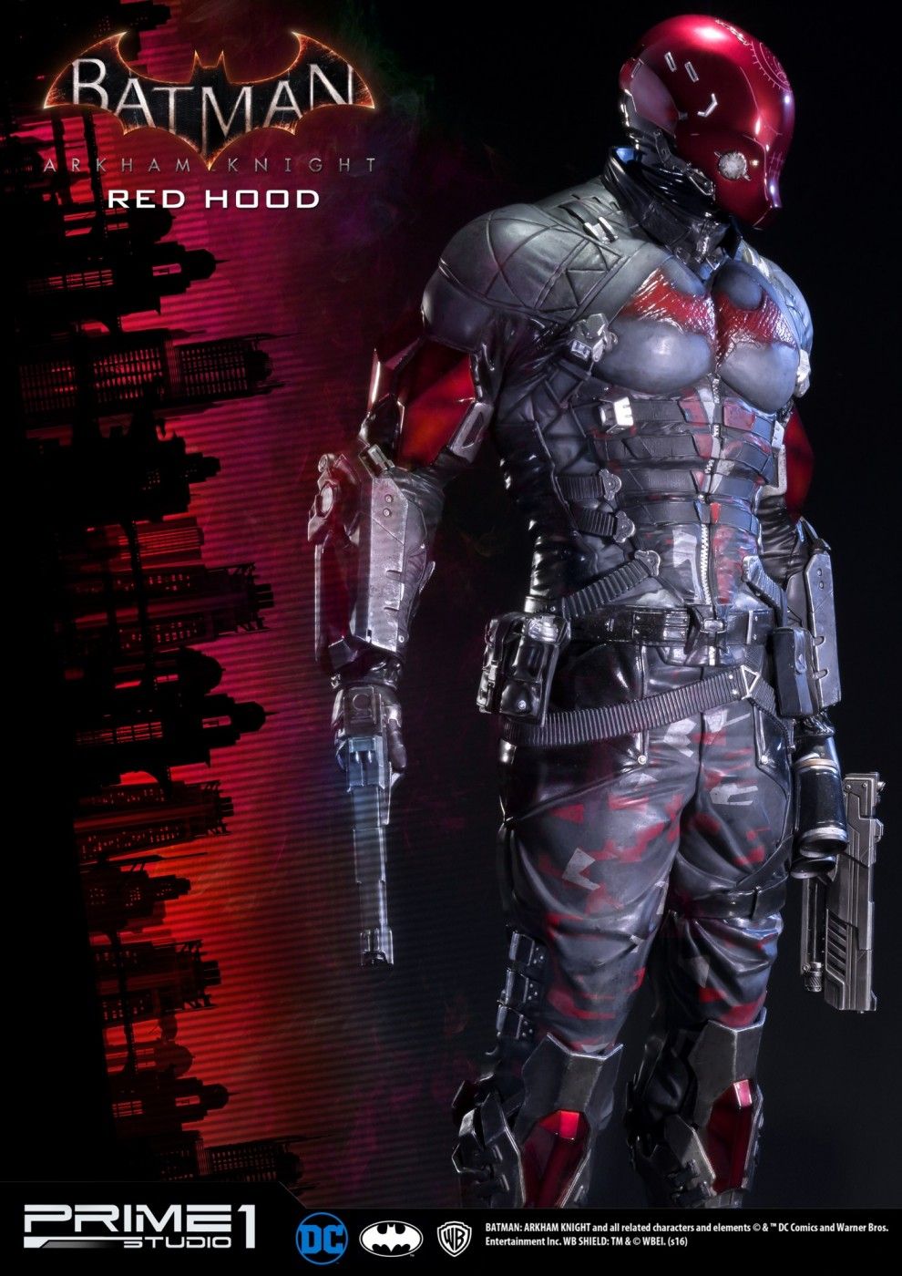 Red Hood Batman Arkham Knight statua, Rocksteady, 990x1400 Full HD Verticale, iPhone