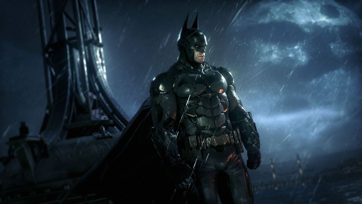 Batman Arkham Knight scena notturna, 1200x675 HD, Desktop