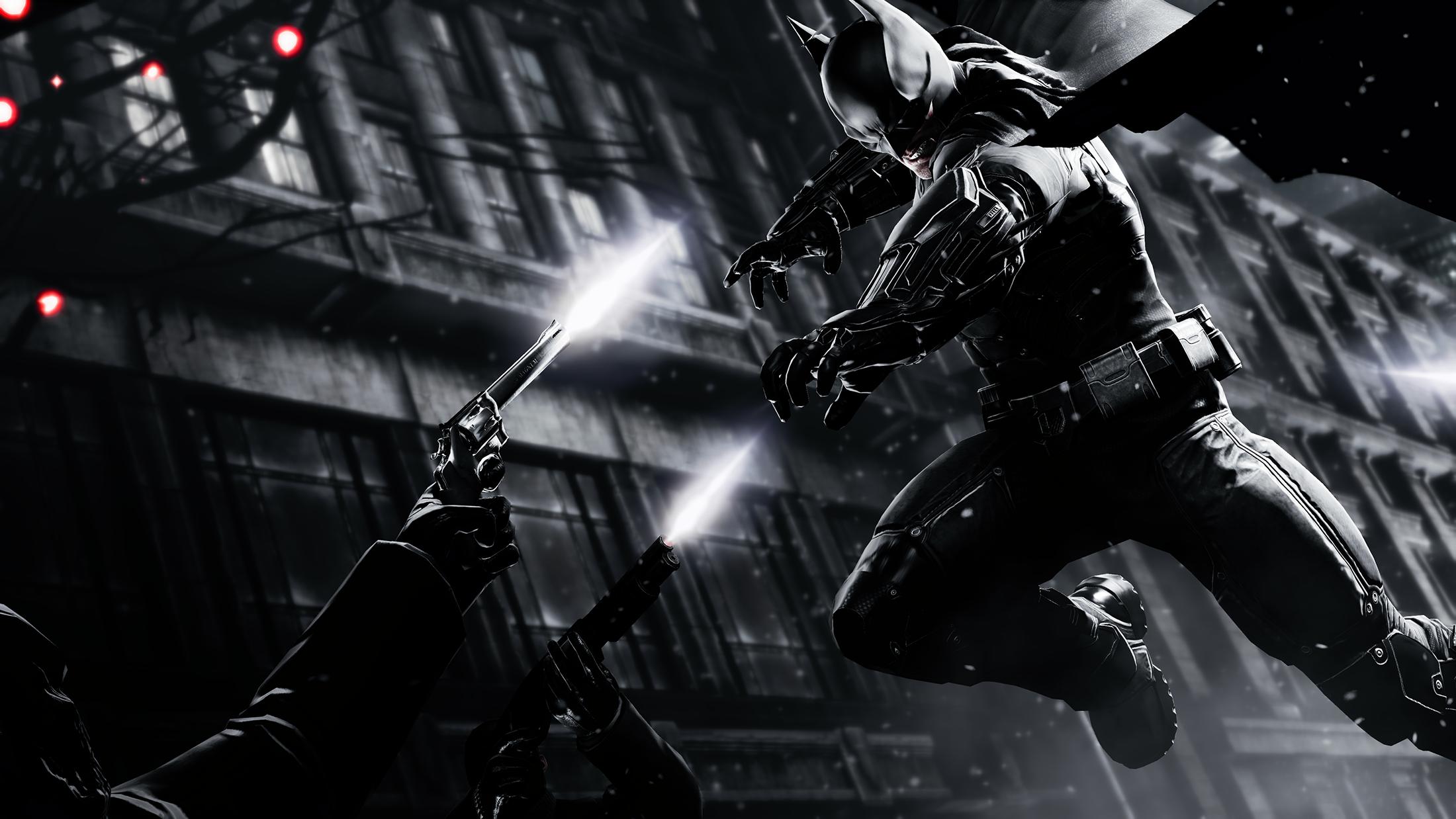 Batman Arkham Origins combattimento notturno, DC Comics, 2200x1238 alta risoluzione, Desktop