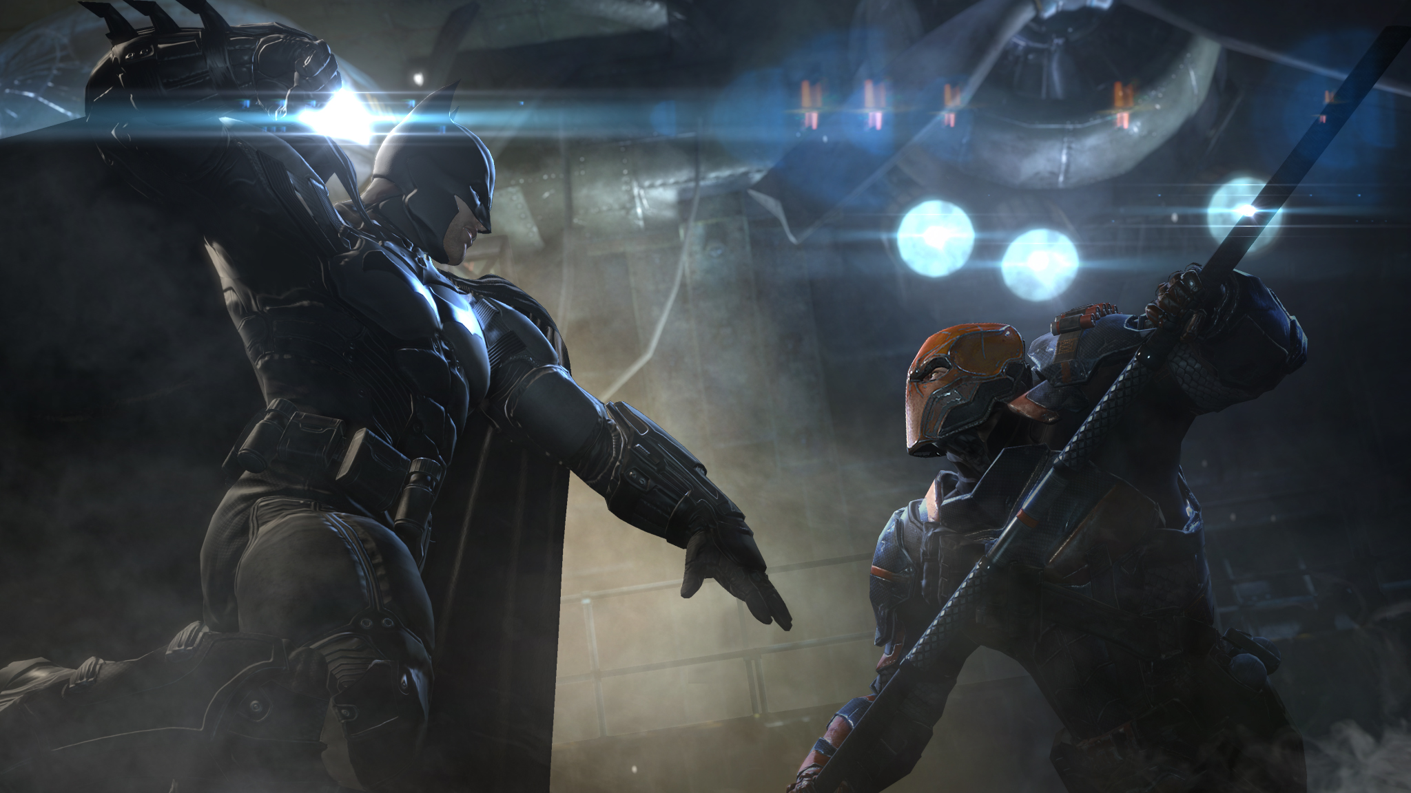 Batman Arkham Origins confronto, 2048x1152 2K, Desktop