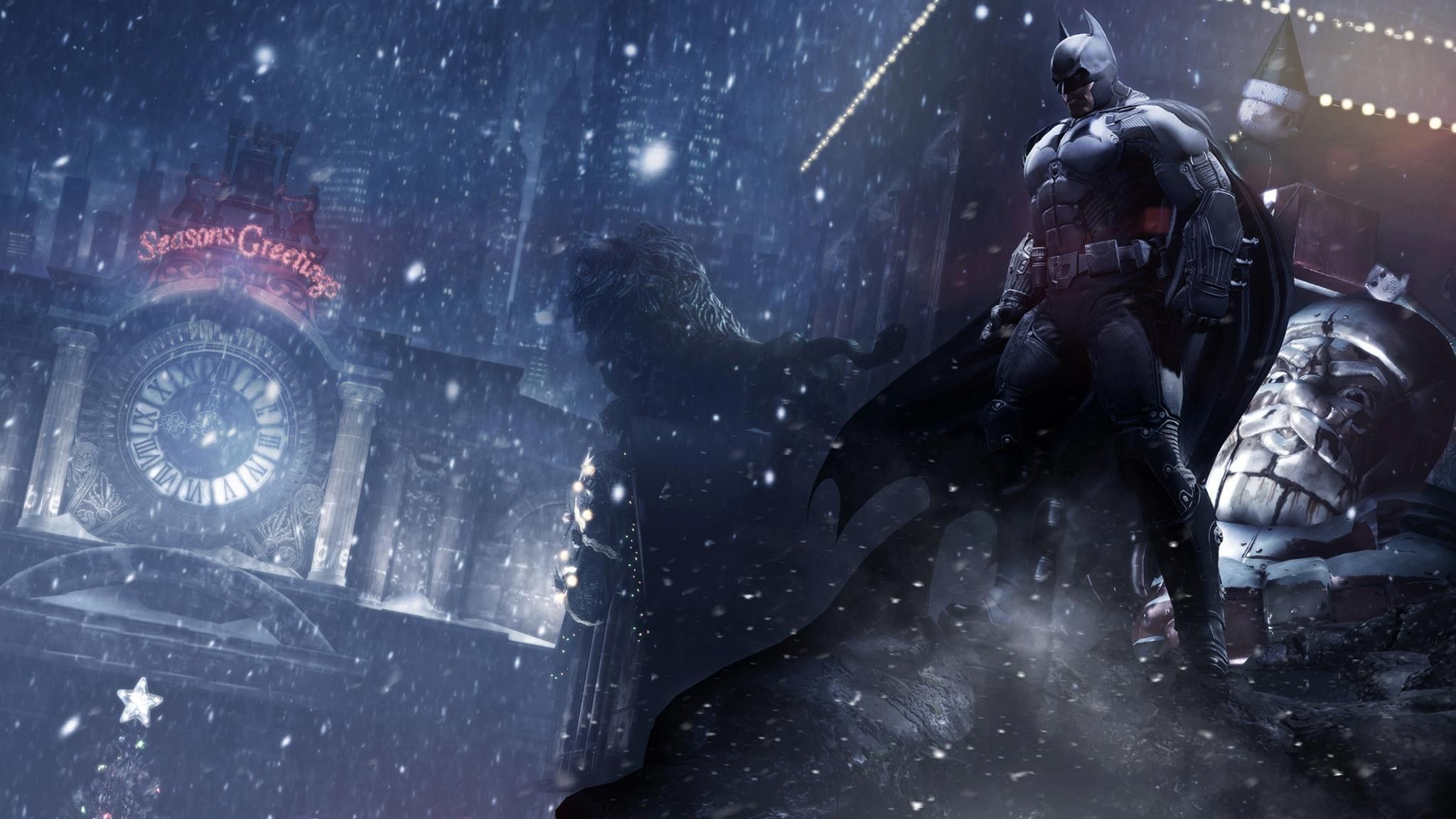 Batman Arkham Origins città notte, 2048x1152 alta risoluzione, Laptop